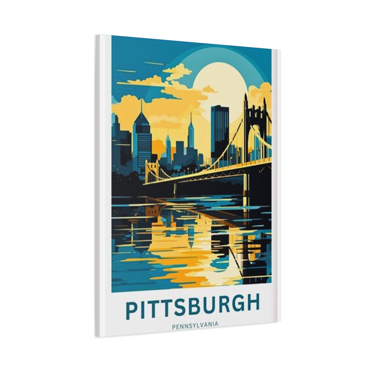 Pittsburgh Poster Wall Art & Canvas Prints