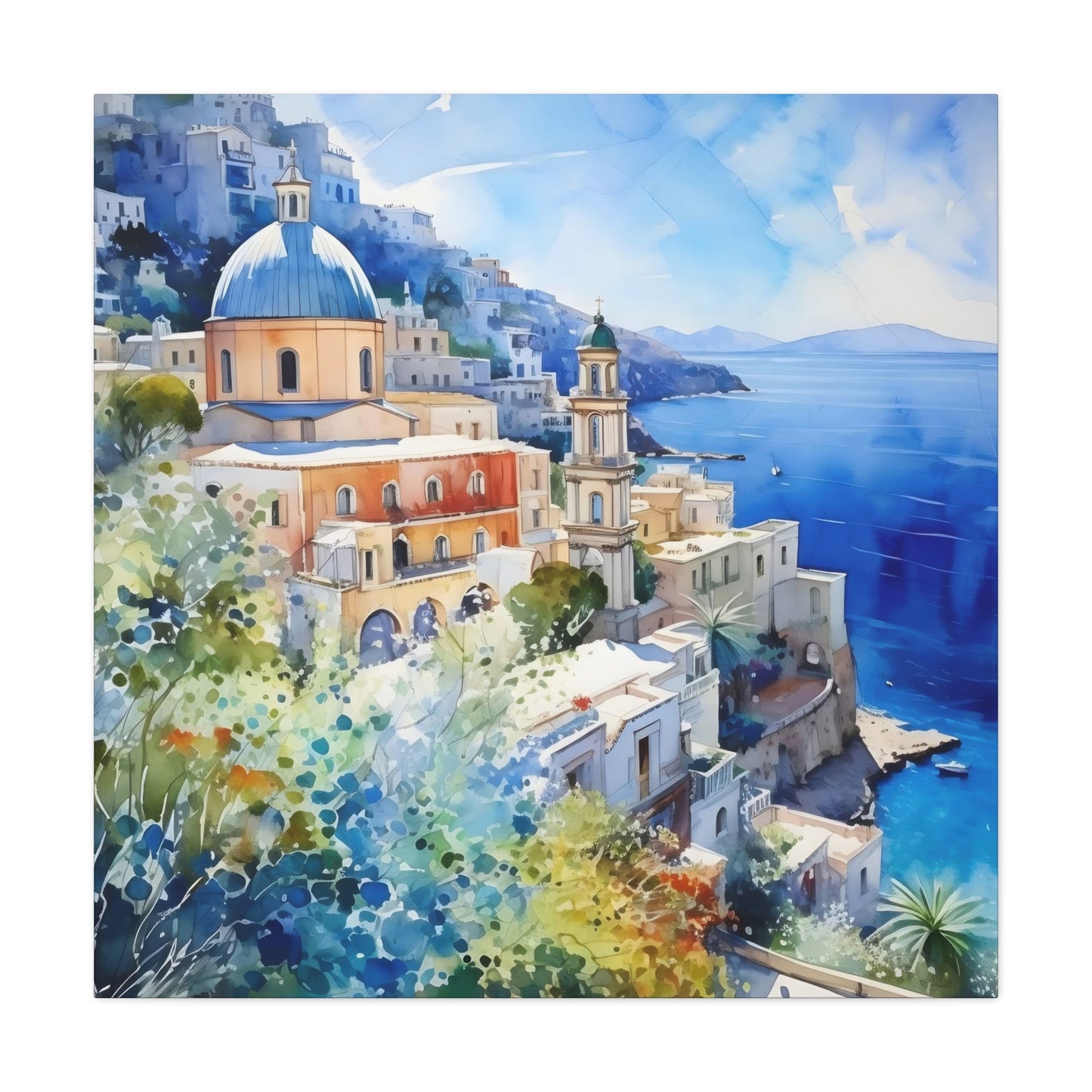 Italy Blue Wall Art & Canvas Prints