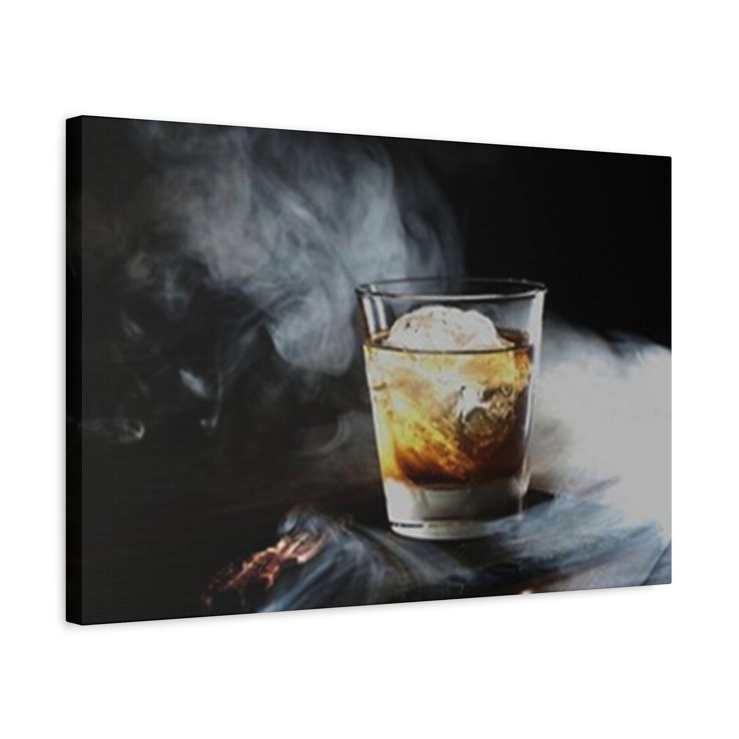 Whiskey In Smoke Wall Art & Canvas Prints