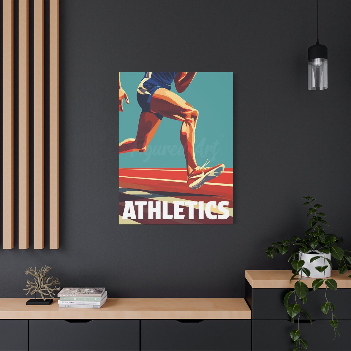 Abstract Athletics Running Wall Art & Canvas Prints