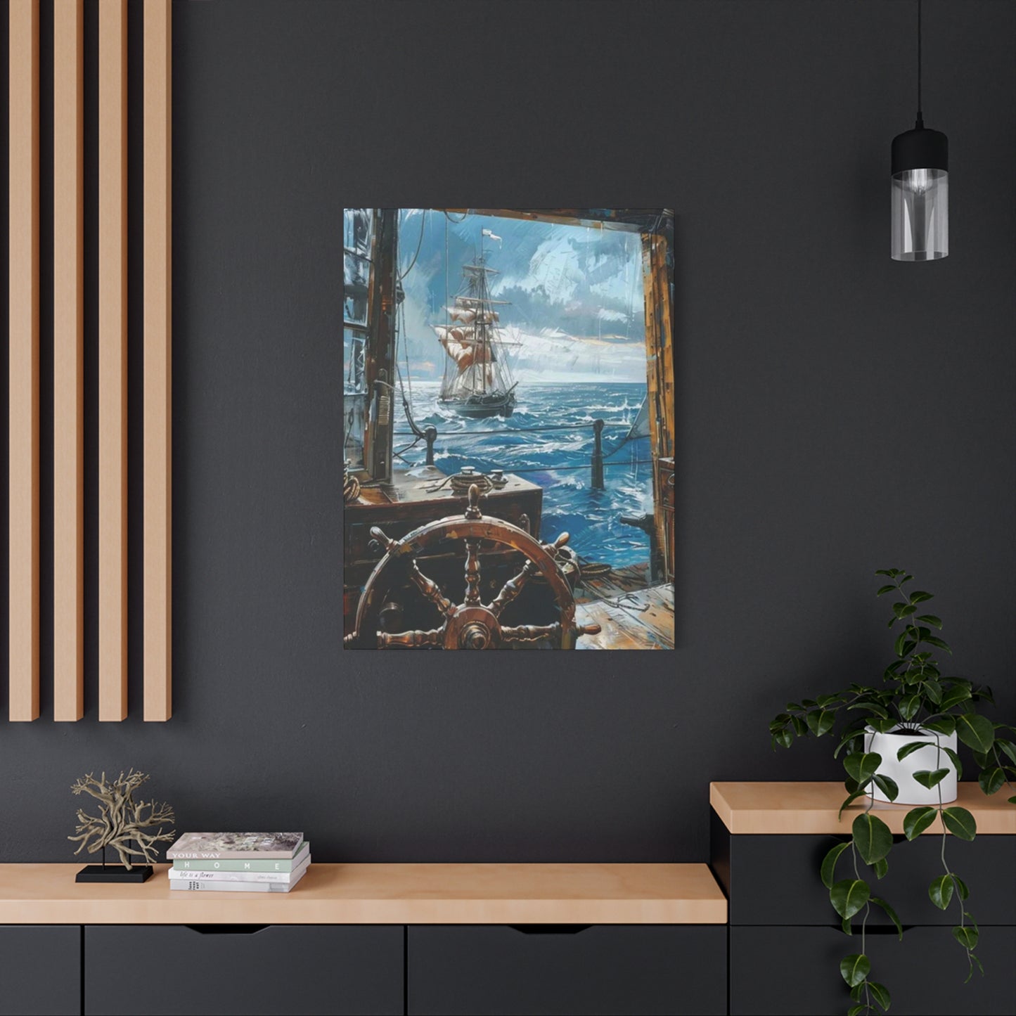 Ship Sailing POV Wall Art & Canvas Prints
