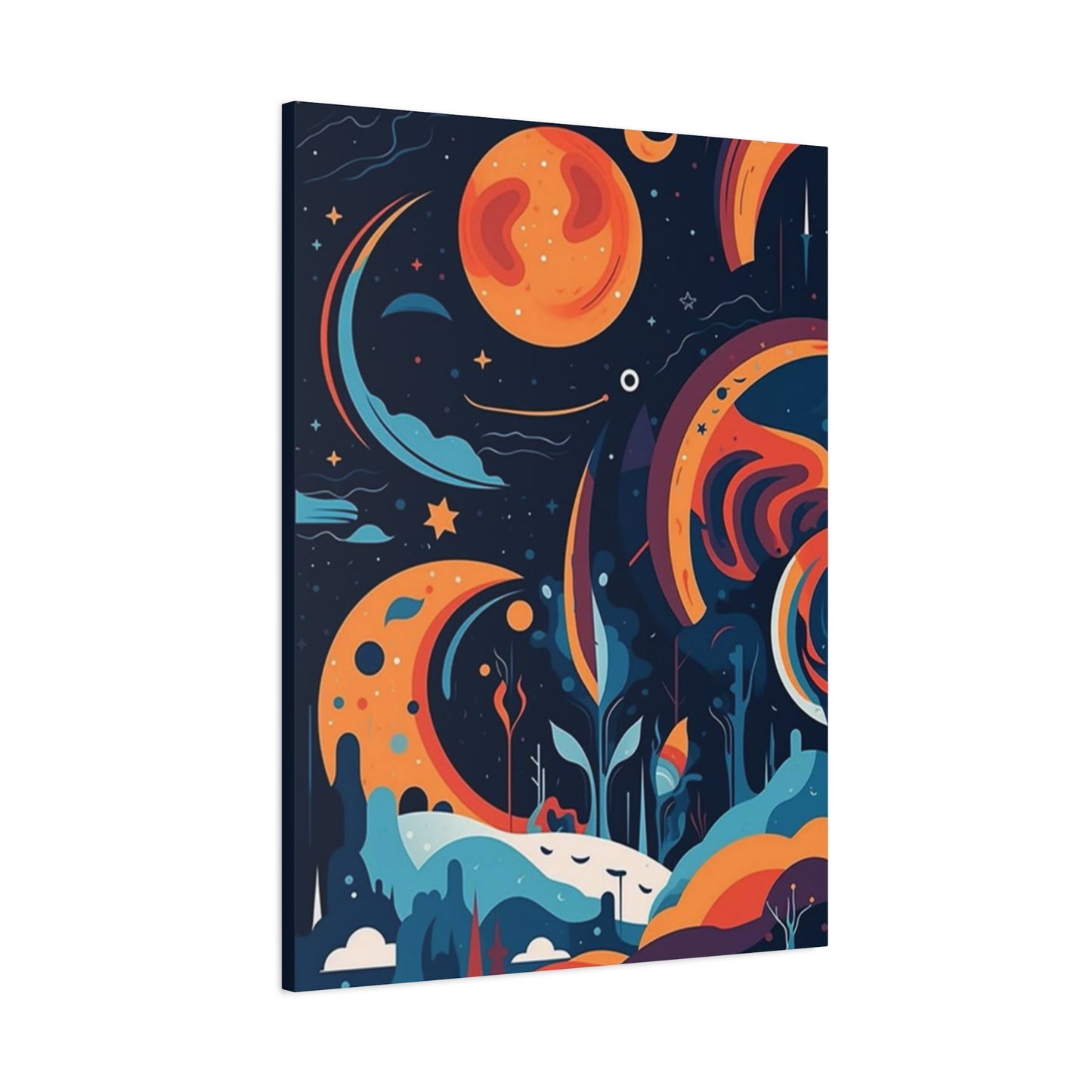Abstract Moon & Space Poster Wall Art & Canvas Prints
