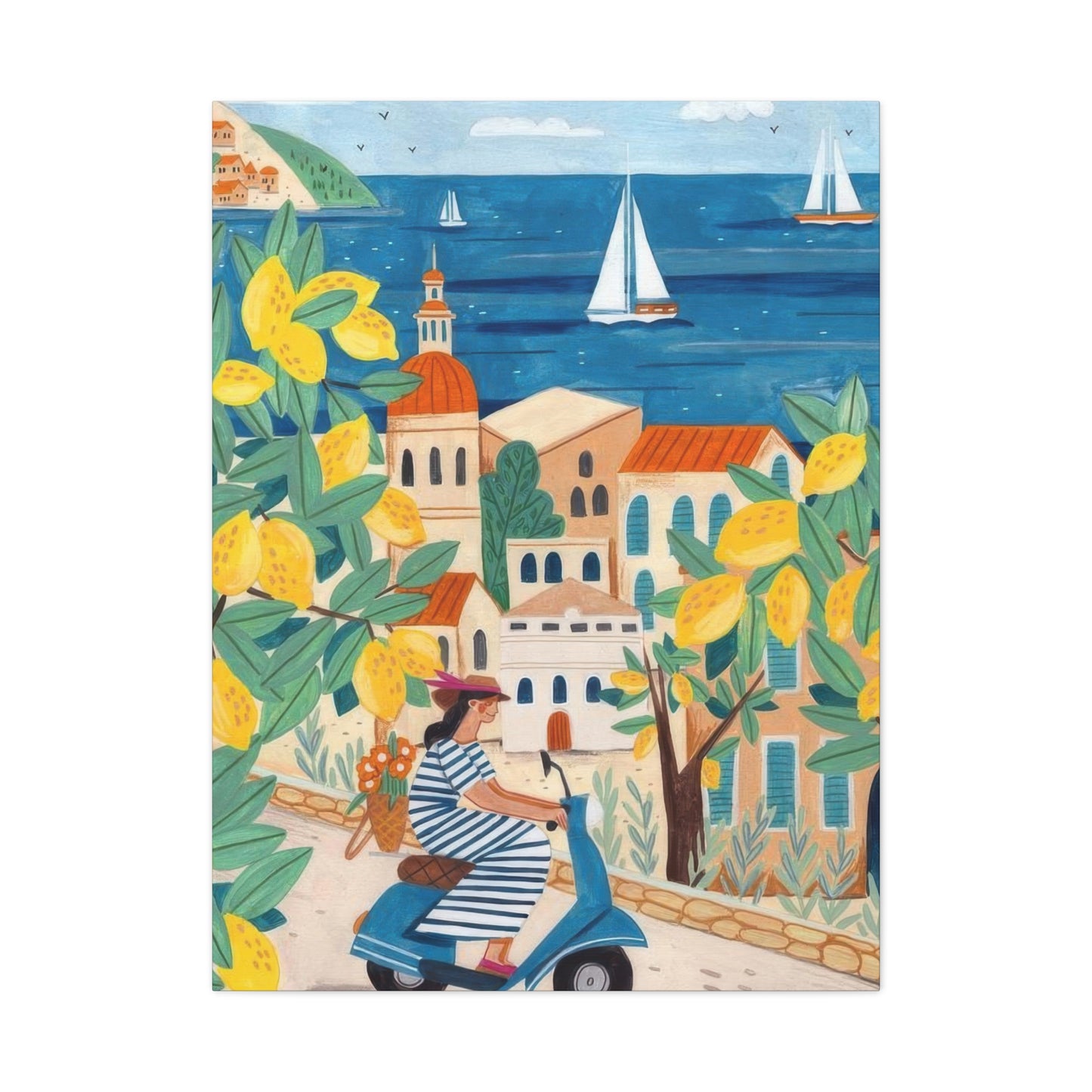 Amalfi Coast Travel Caroline Italy Wall Art & Canvas Prints