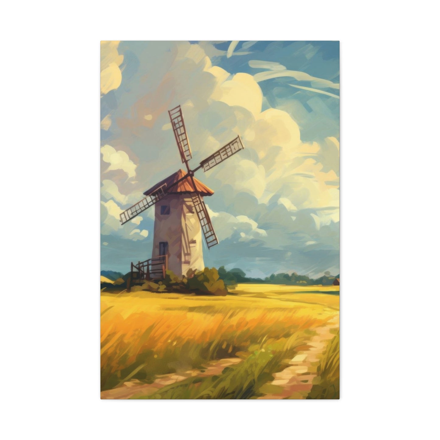 Windmill Countryside Wall Art & Canvas Prints