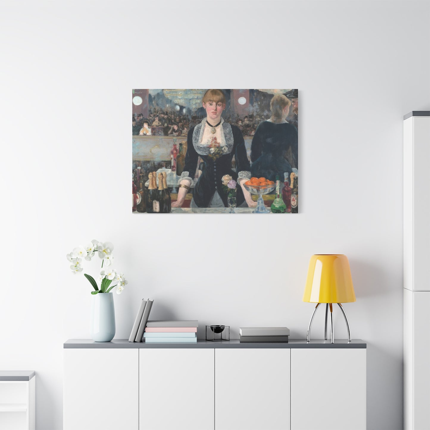A Bar At The Folies Bergere Edouard Manet Impression Wall Art & Canvas Prints