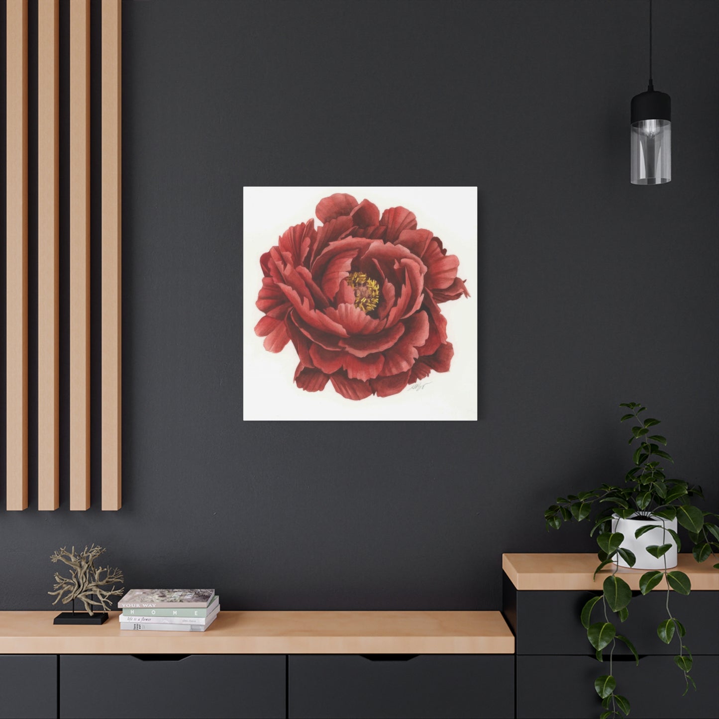 Grace Popp Red Flower Head Wall Art & Canvas Prints