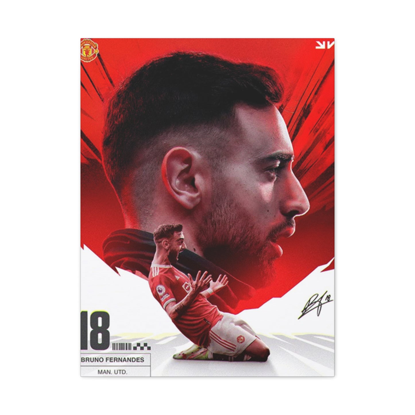 Bruno Fernandes Football Wall Art & Canvas Prints