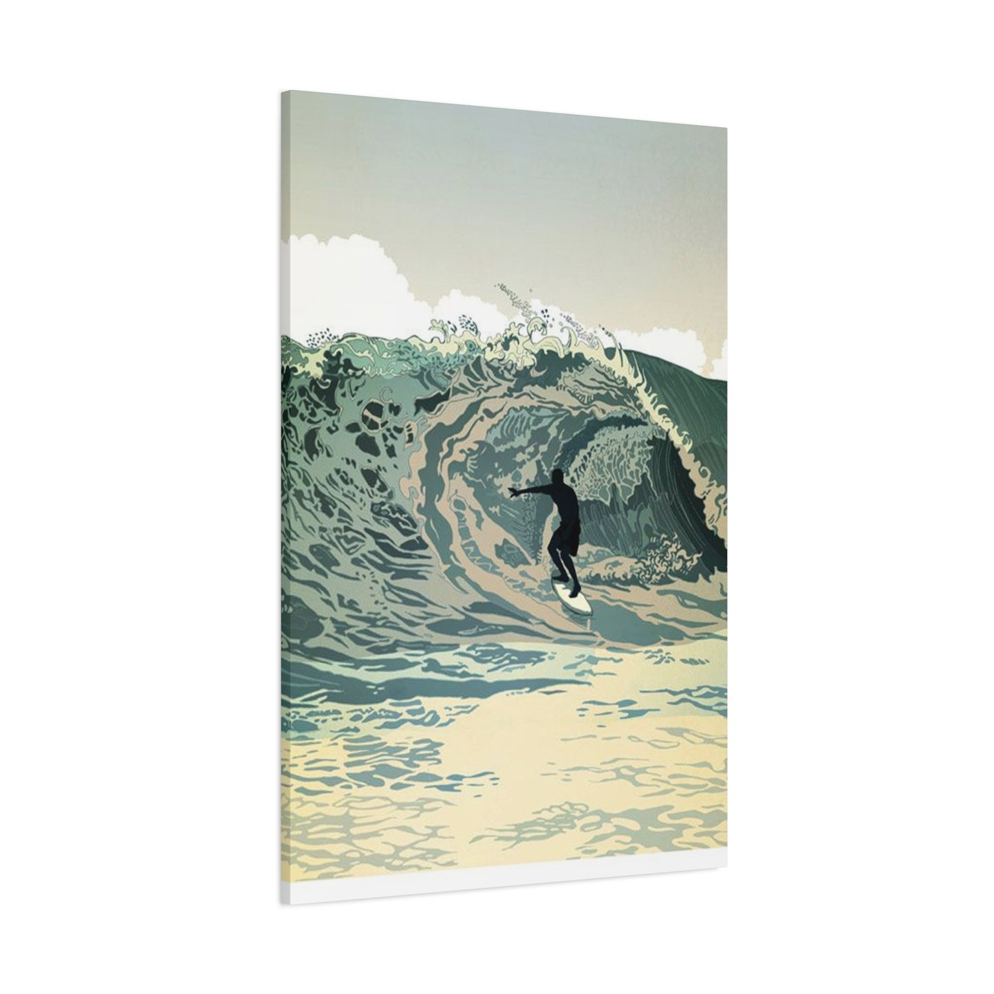 Wave Surfing Wall Art & Canvas Prints