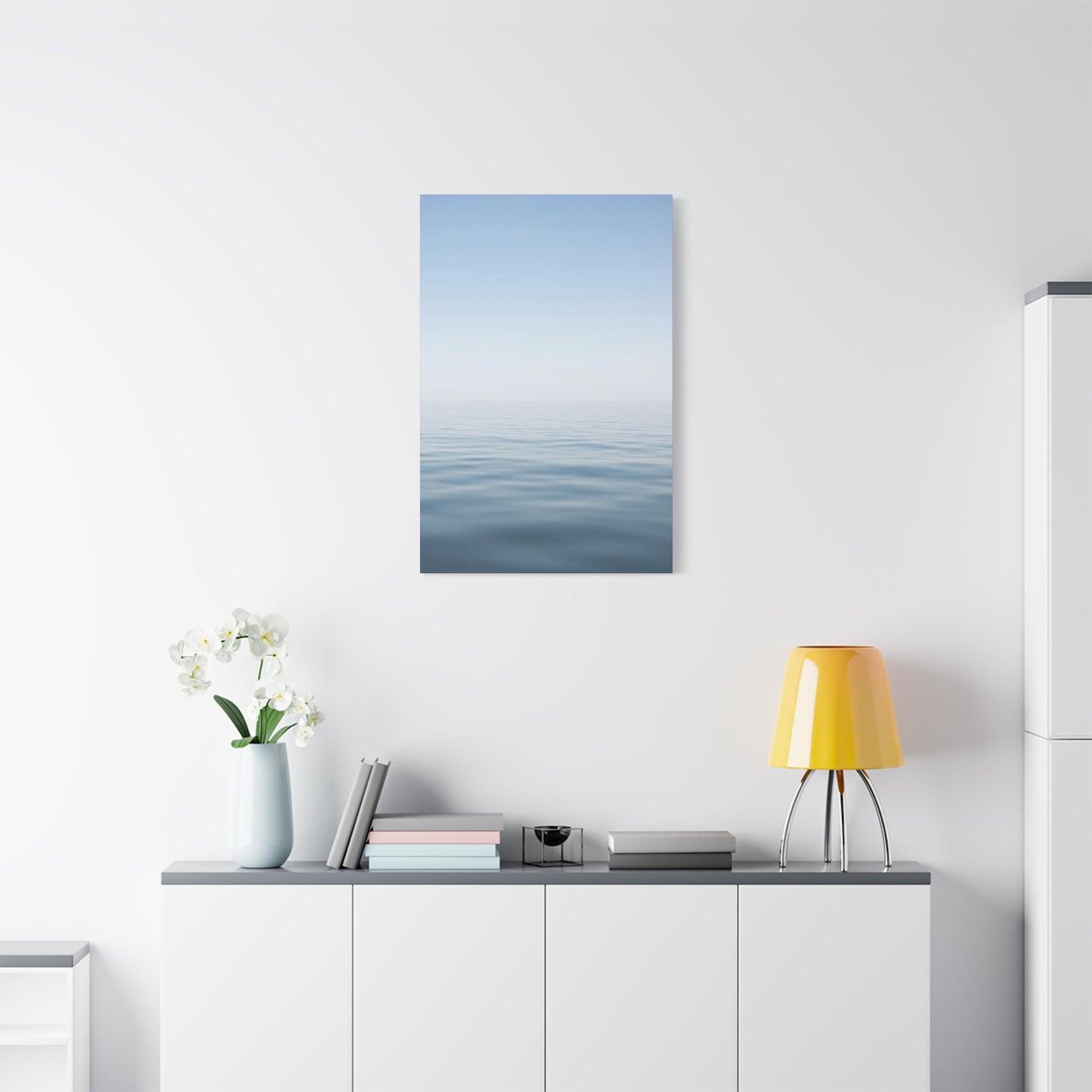 Light Blue Water Sky Wall Art & Canvas Prints