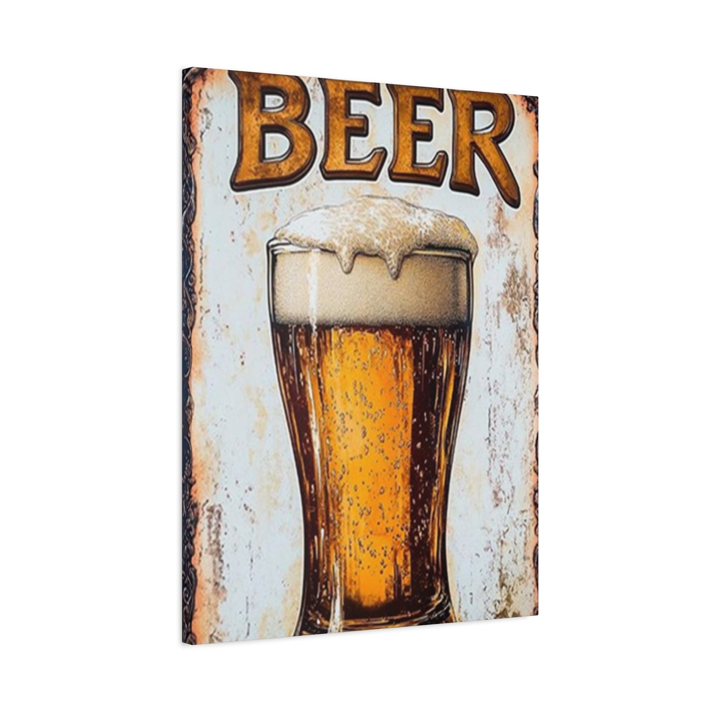Beer Abstract Painting Wall Art & Canvas Prints