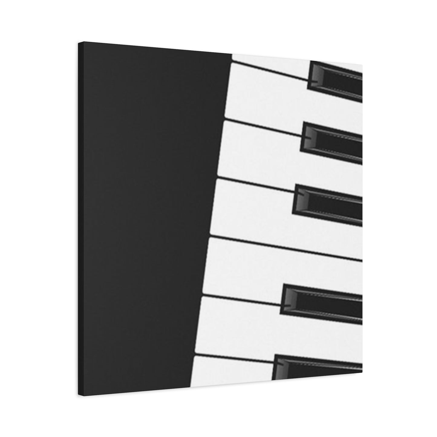 Black & White Piano keys Wall Art & Canvas Prints