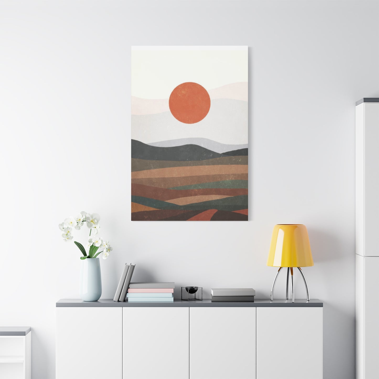 Abstract Landscape Earth Tones Wall Art & Canvas Prints