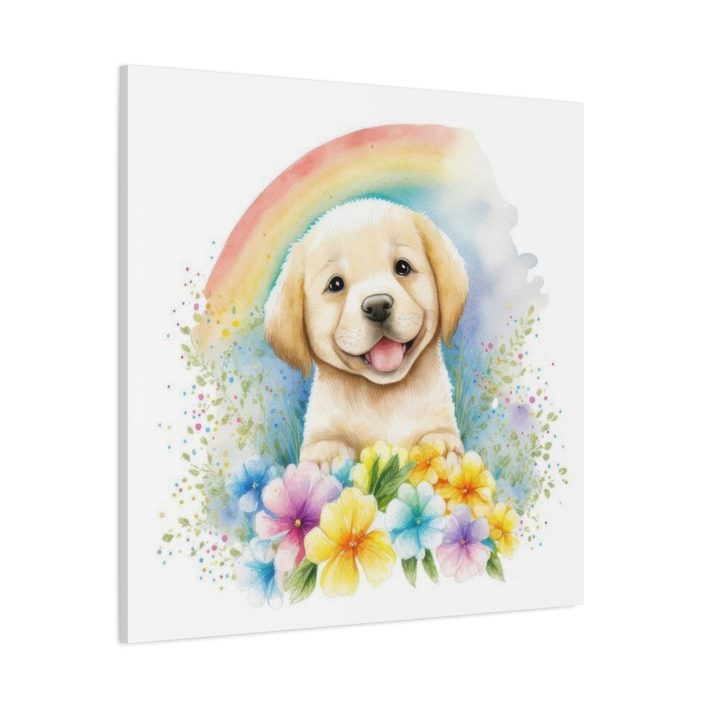 Happy Labrador Puppy Dog Wall Art & Canvas Prints