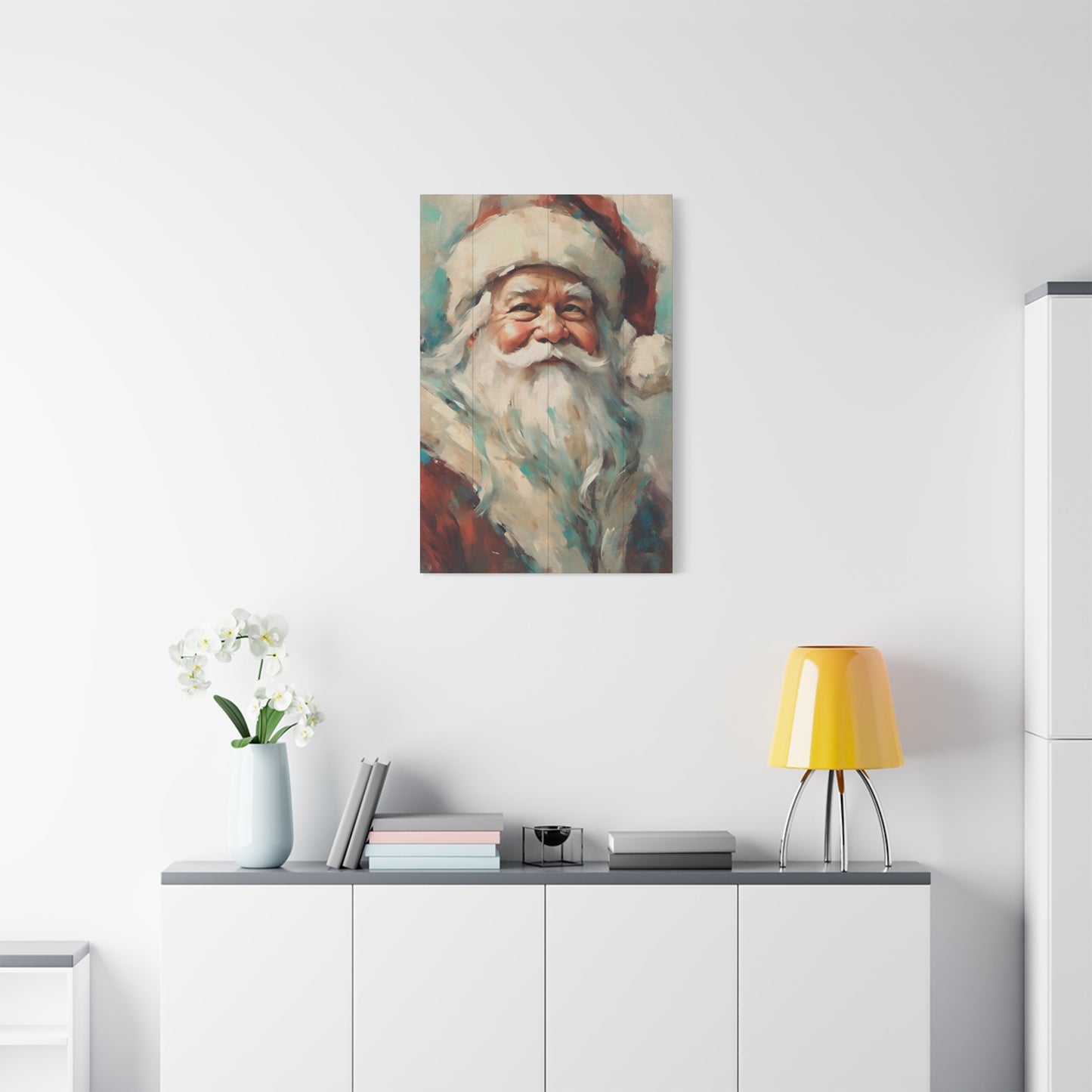 Santa Claus Painting Wall Art & Canvas Prints
