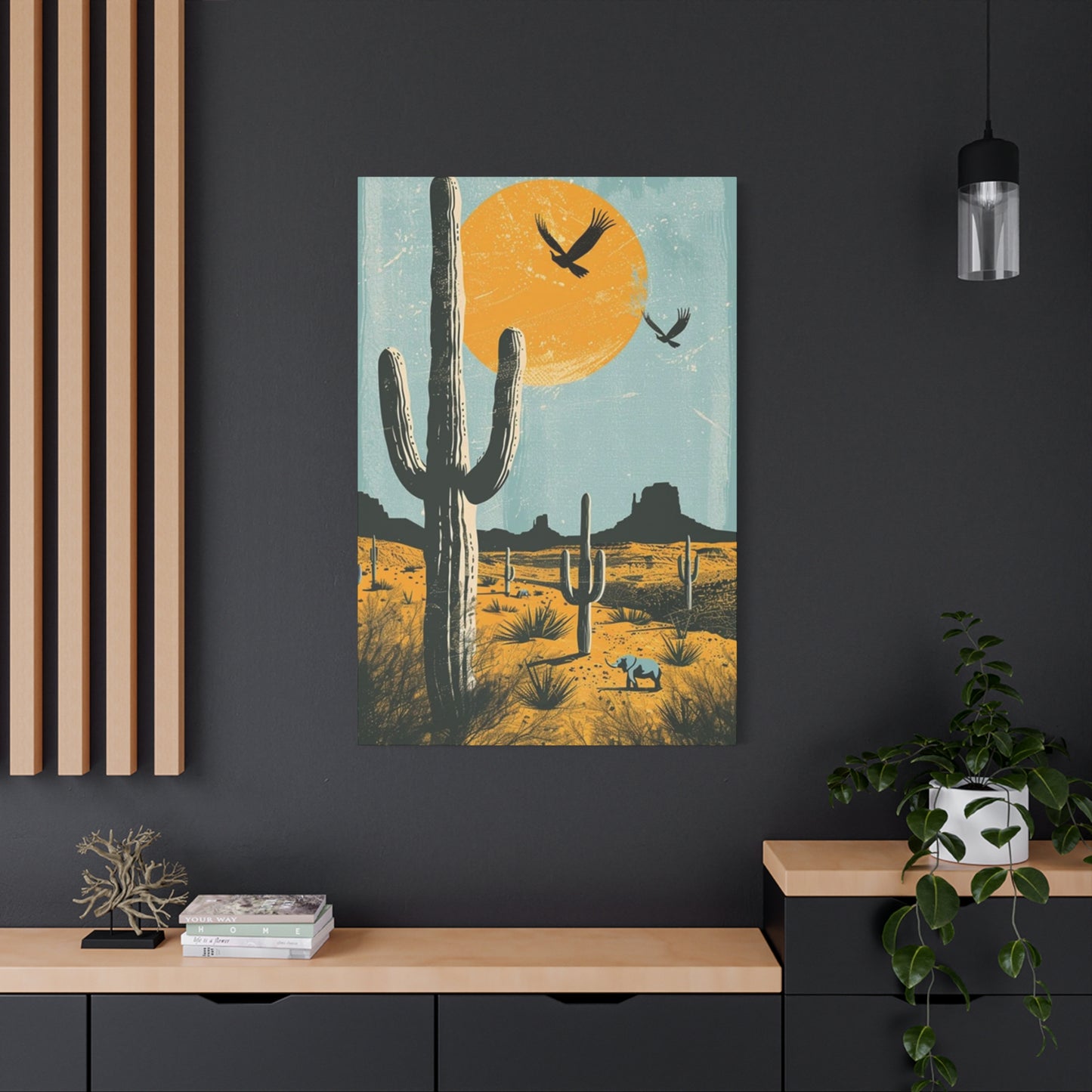 Huge Cactus In Arizona Wall Art & Canvas Prints