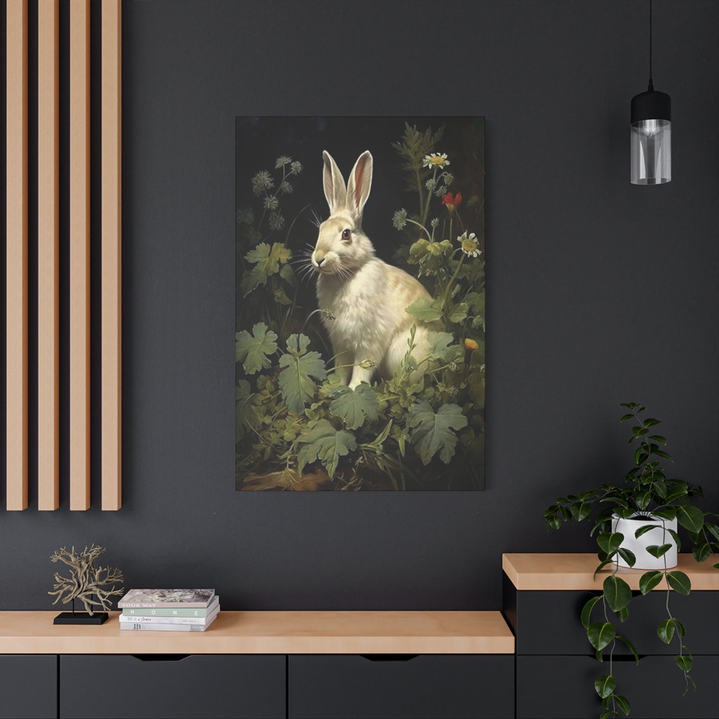 The Small White Rabbit Wall Art & Canvas Prints