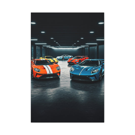Ford GT Heritage Dream Garage Wall Art & Canvas Prints