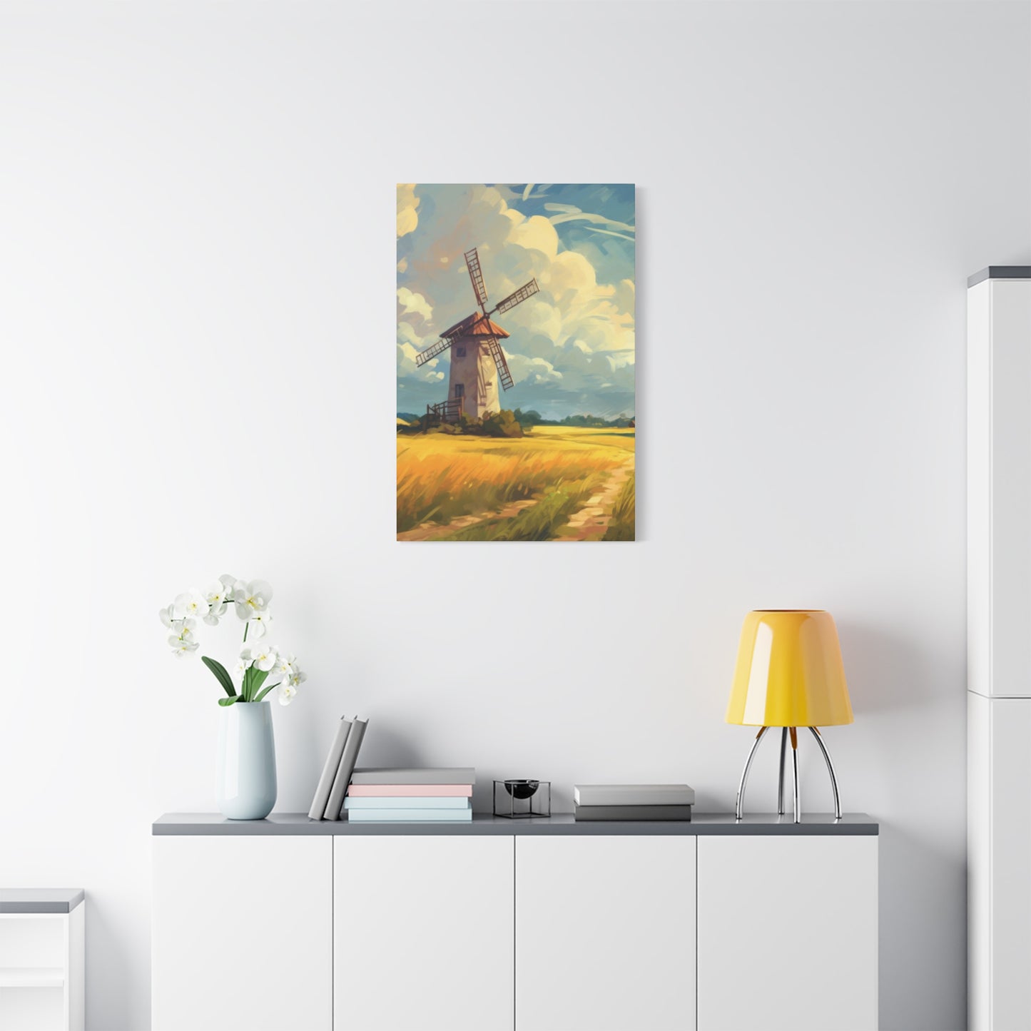 Windmill Countryside Wall Art & Canvas Prints