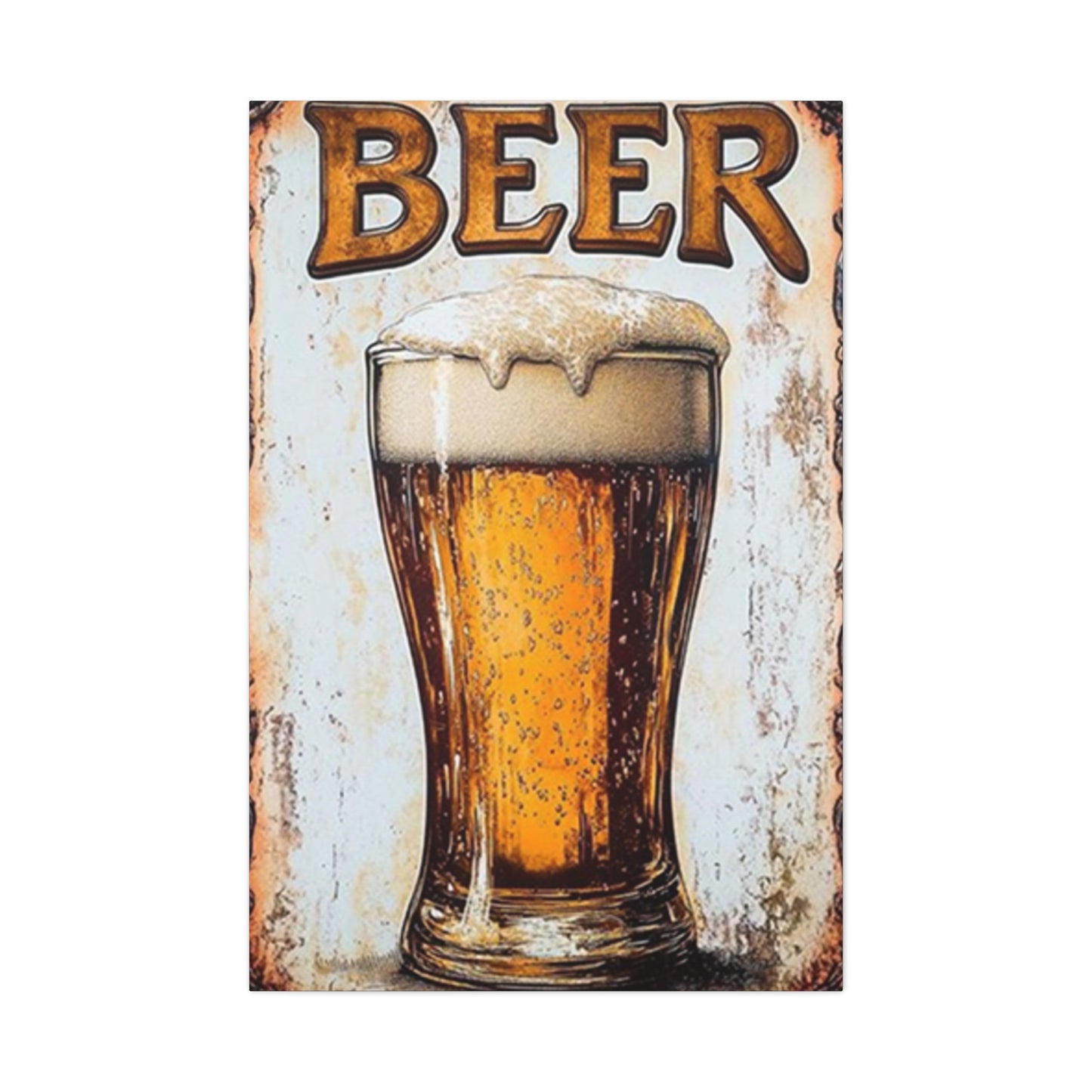 Beer Abstract Painting Wall Art & Canvas Prints
