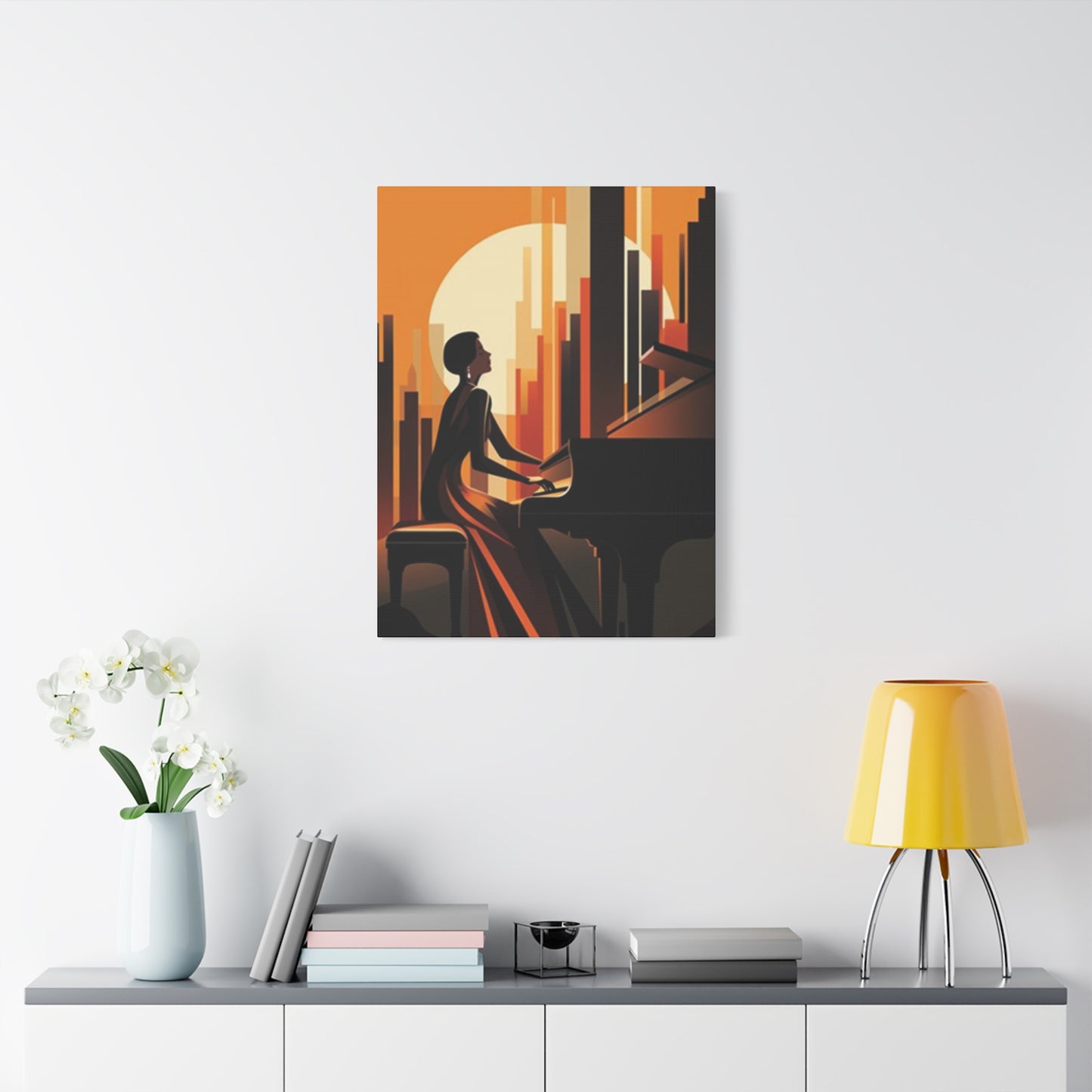 Women Playing Piano Wall Art & Canvas Prints