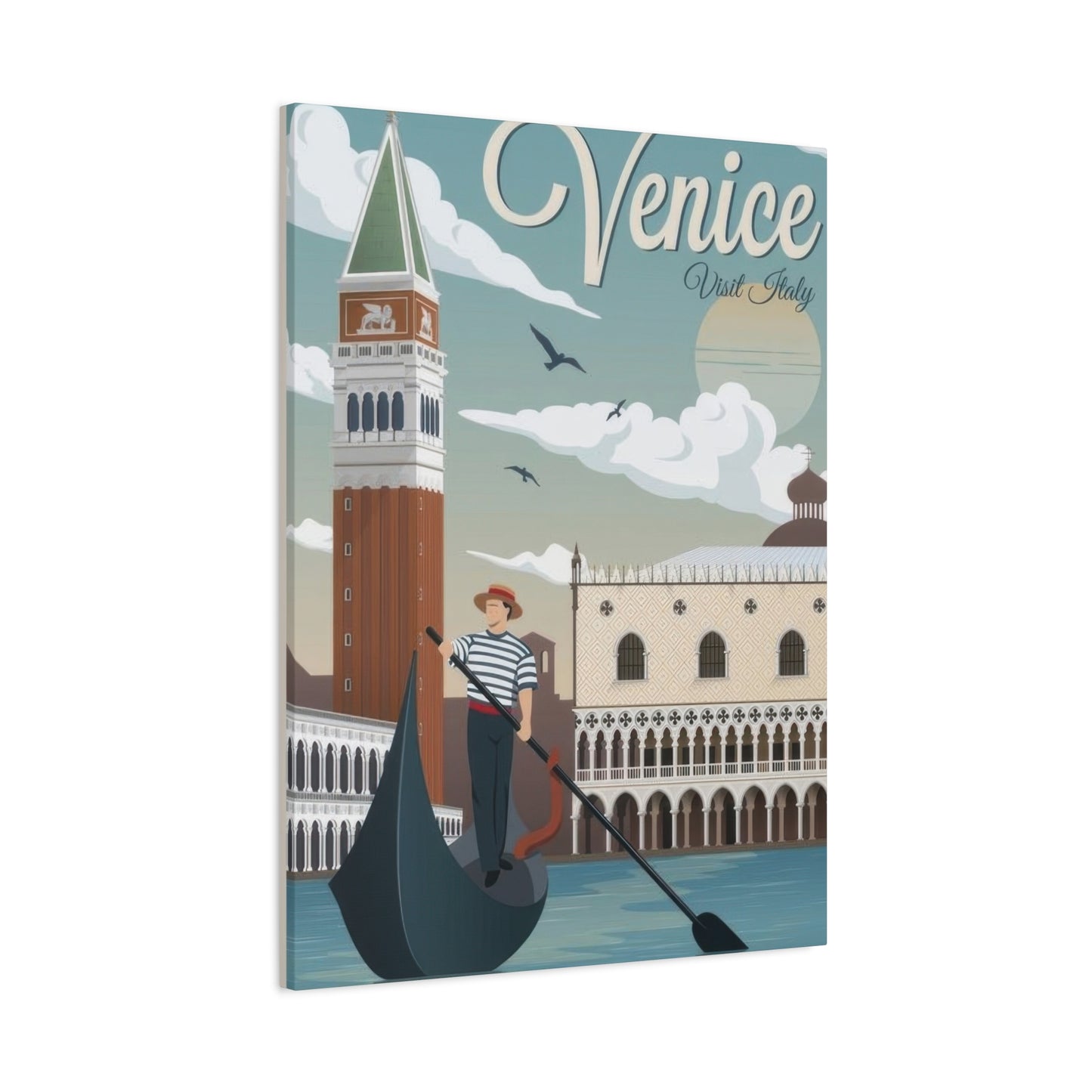 Visit Venice Travel Italy Wall Art & Canvas Prints
