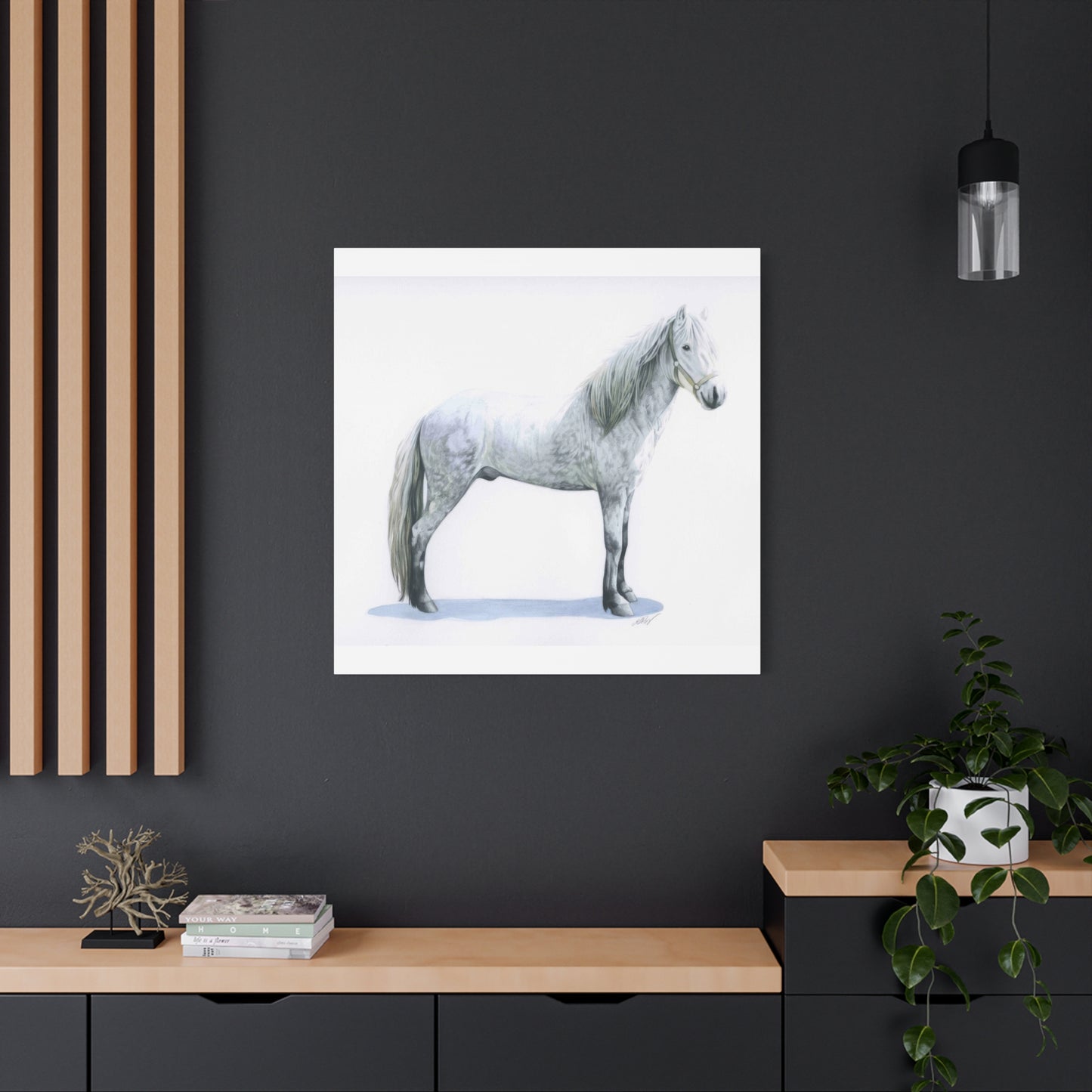Grace Popp White Horse Wall Art & Canvas Prints