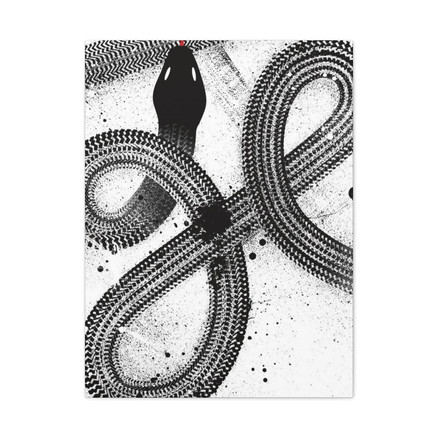 Black & White Snake Wall Art & Canvas Prints
