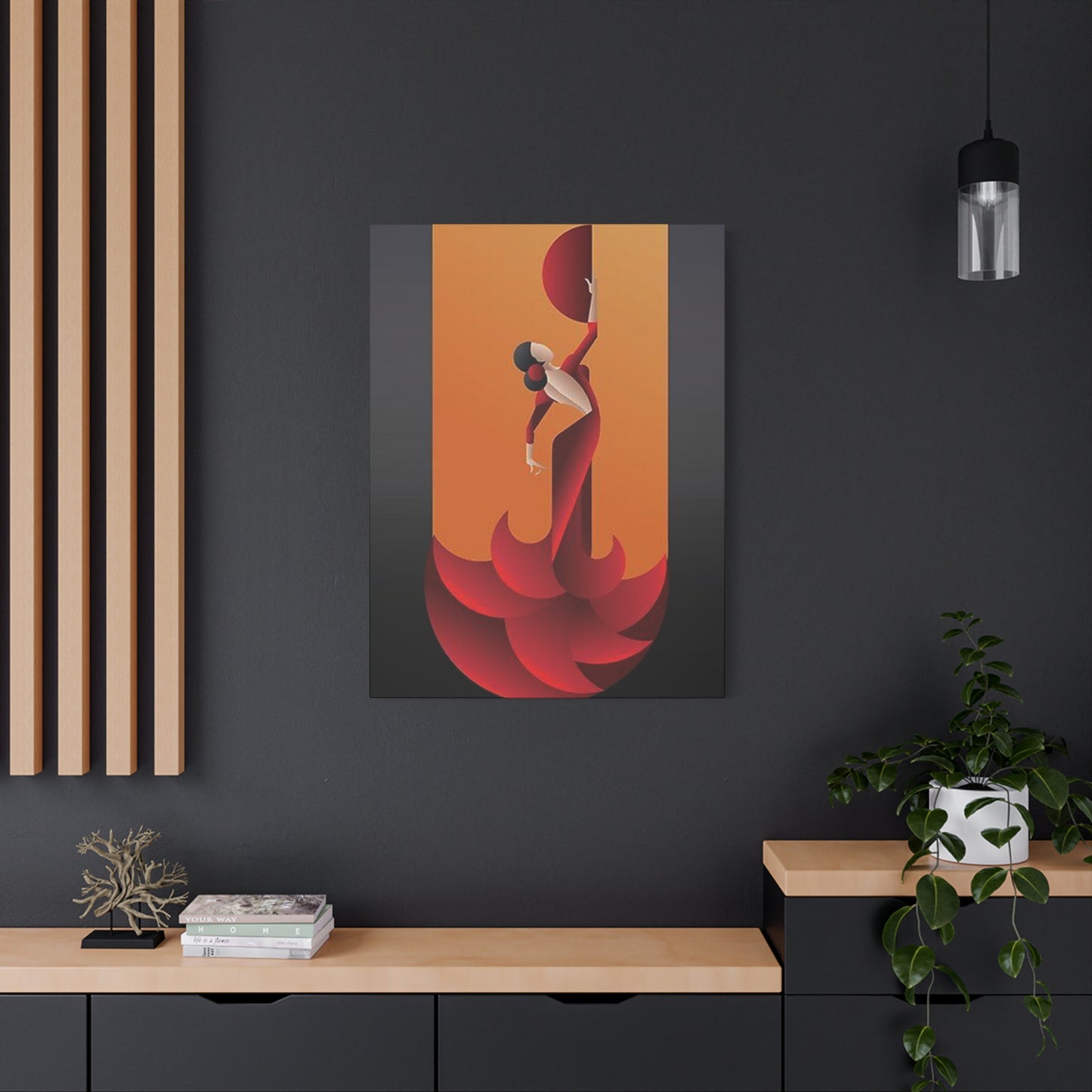 Spain Abstract Dance Poster Wall Art & Canvas Prints