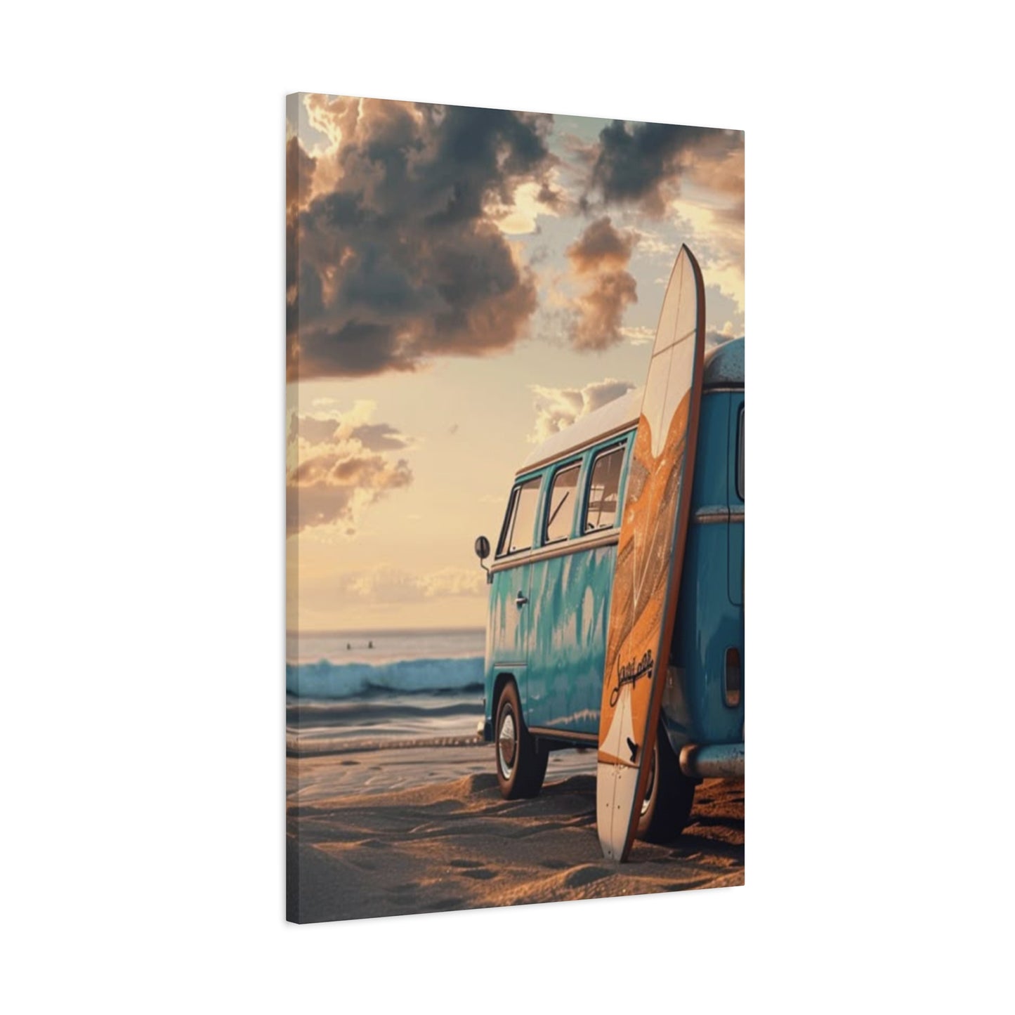 Beach Van And Surfing Wall Art & Canvas Prints