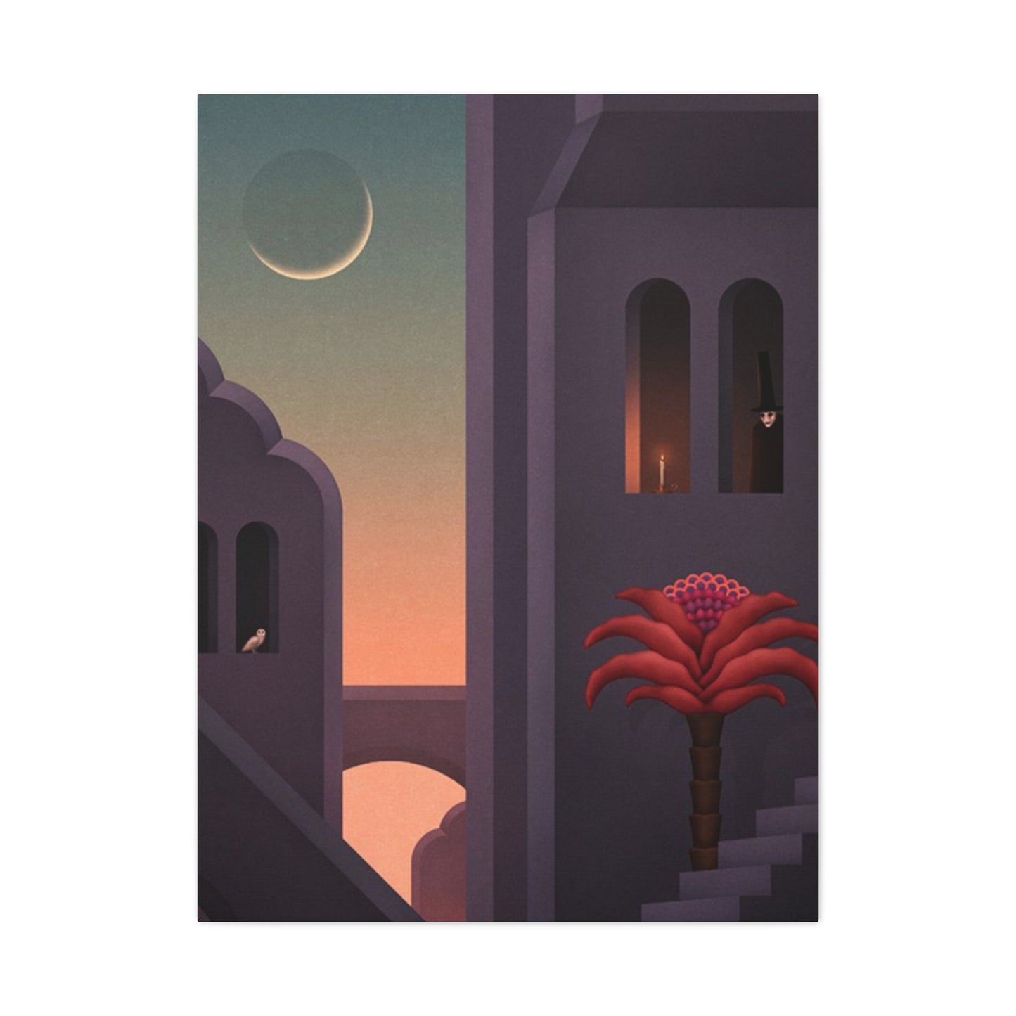 Resort In Dawn Wall Art & Canvas Prints