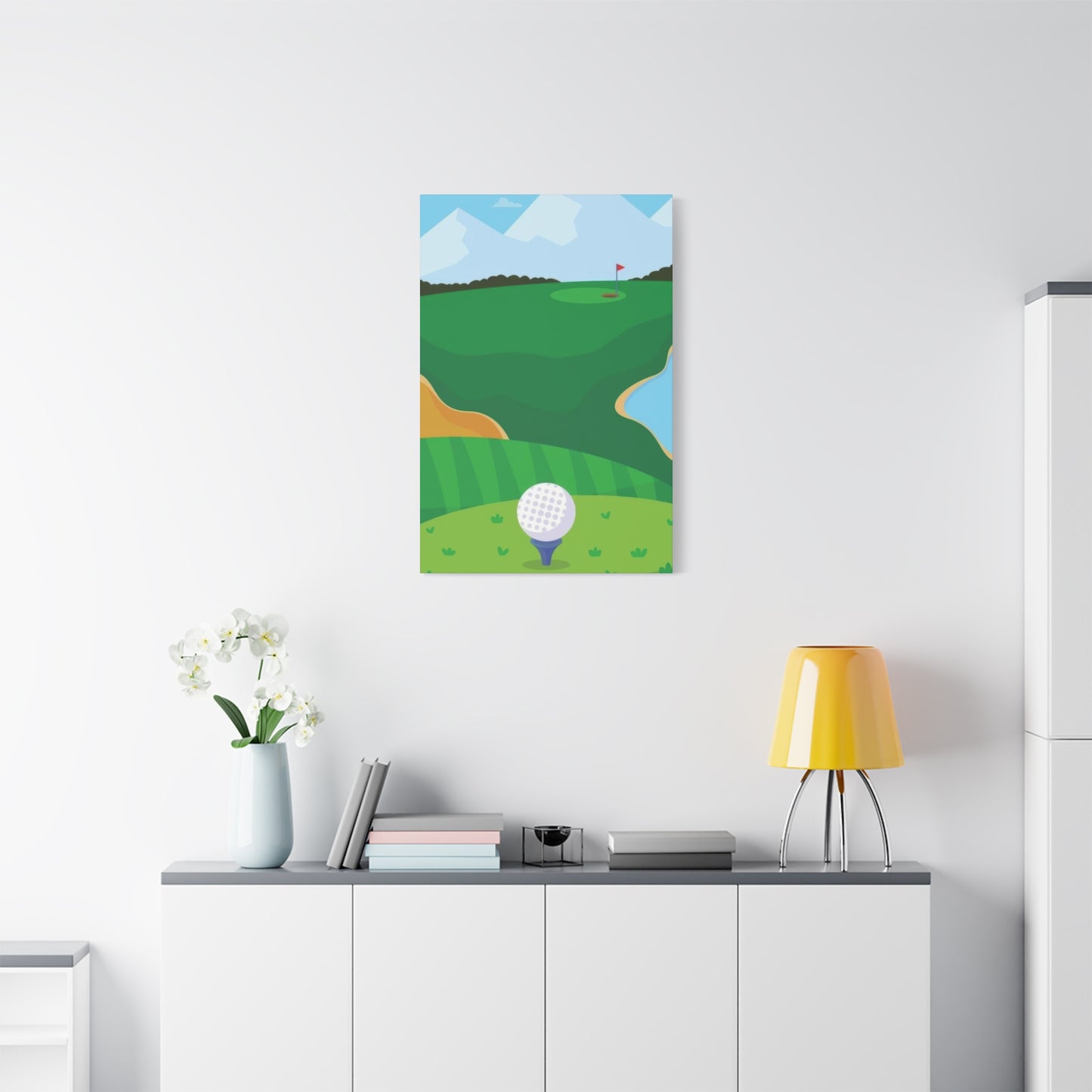 Golf Course Ball Wall Art & Canvas Prints