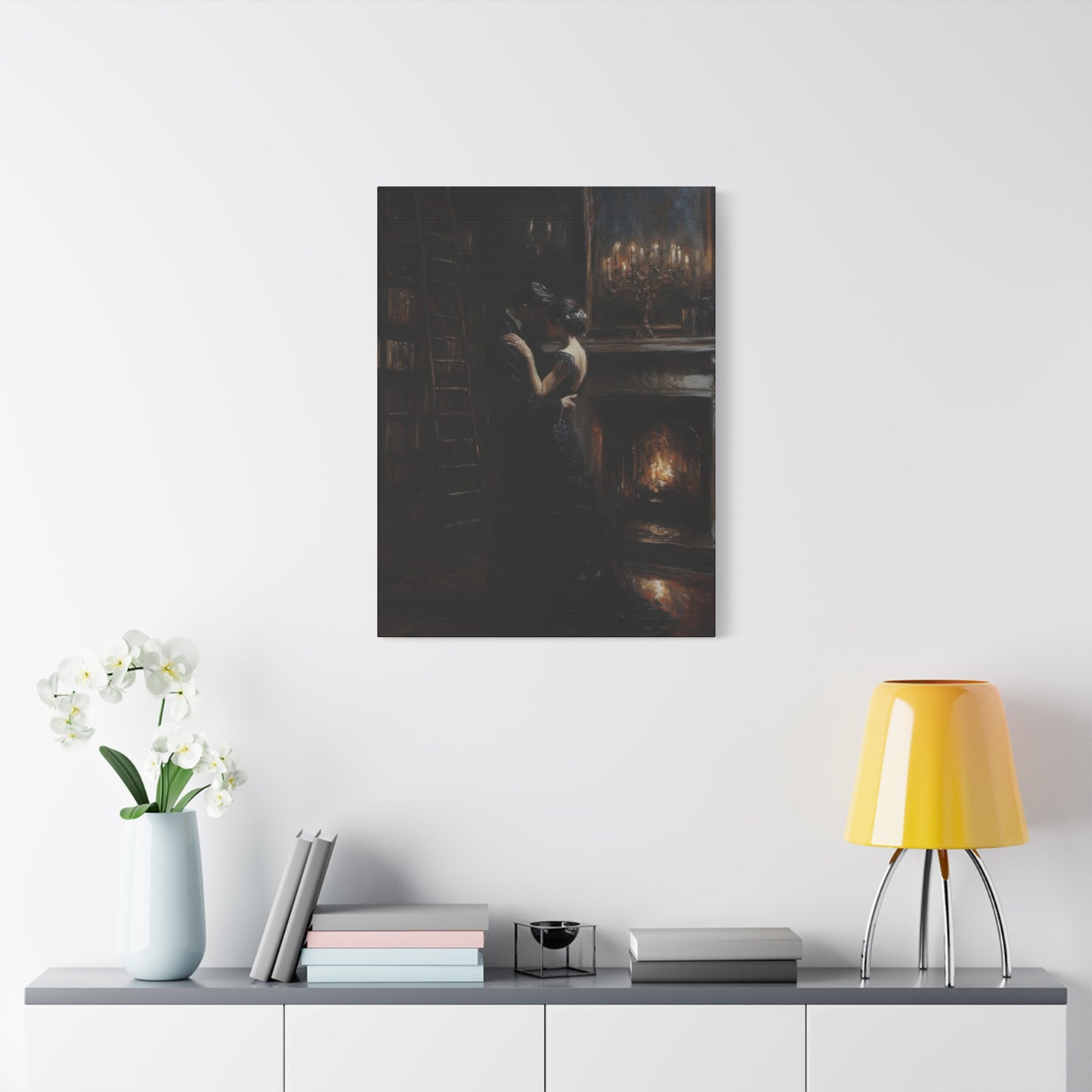 Dancing Couple Ballroom Dark Wall Art & Canvas Prints