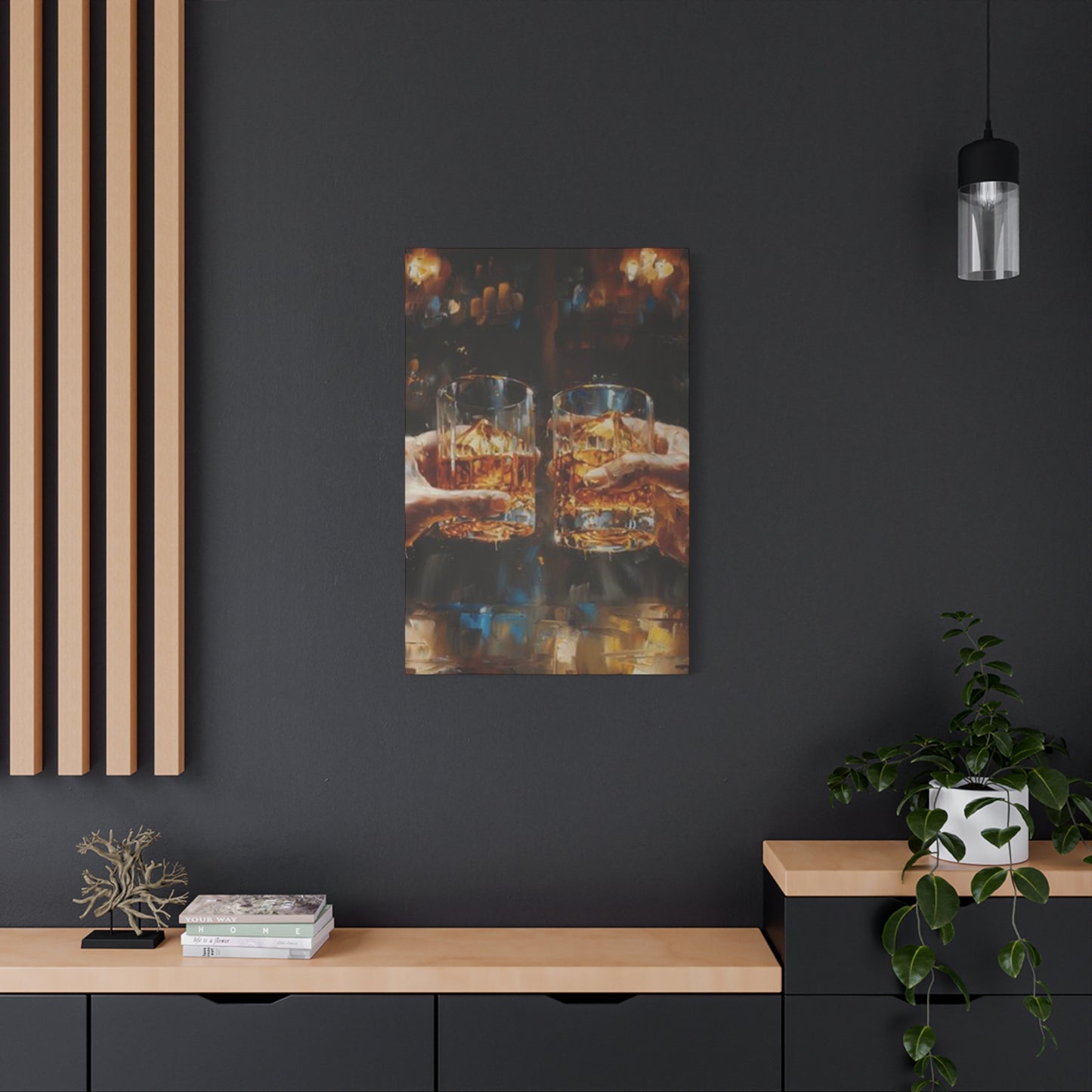 Whiskey Cheers Wall Art & Canvas Prints
