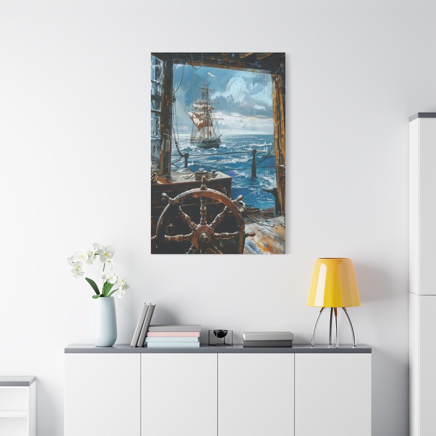 Ship Sailing POV Wall Art & Canvas Prints