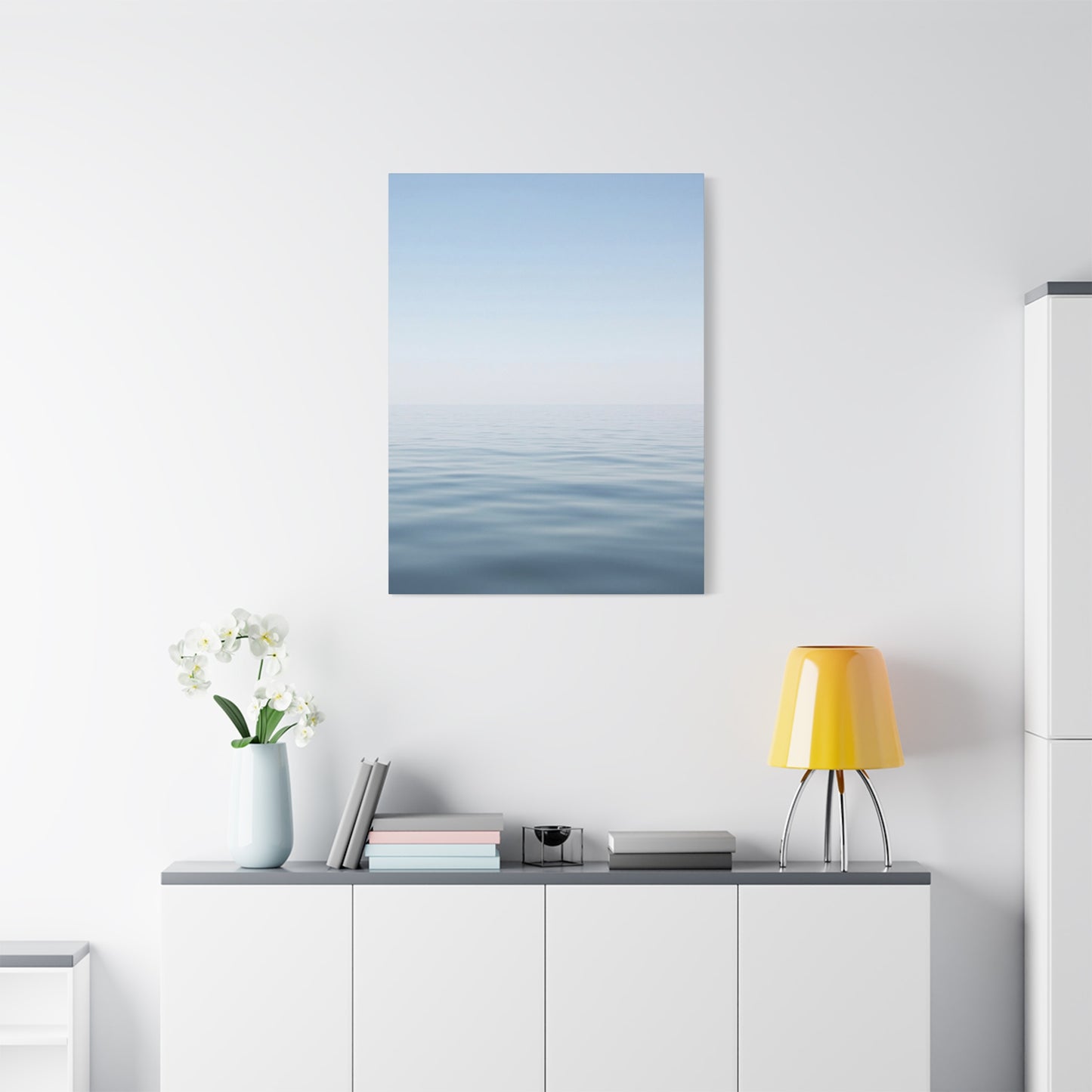 Light Blue Water Sky Wall Art & Canvas Prints