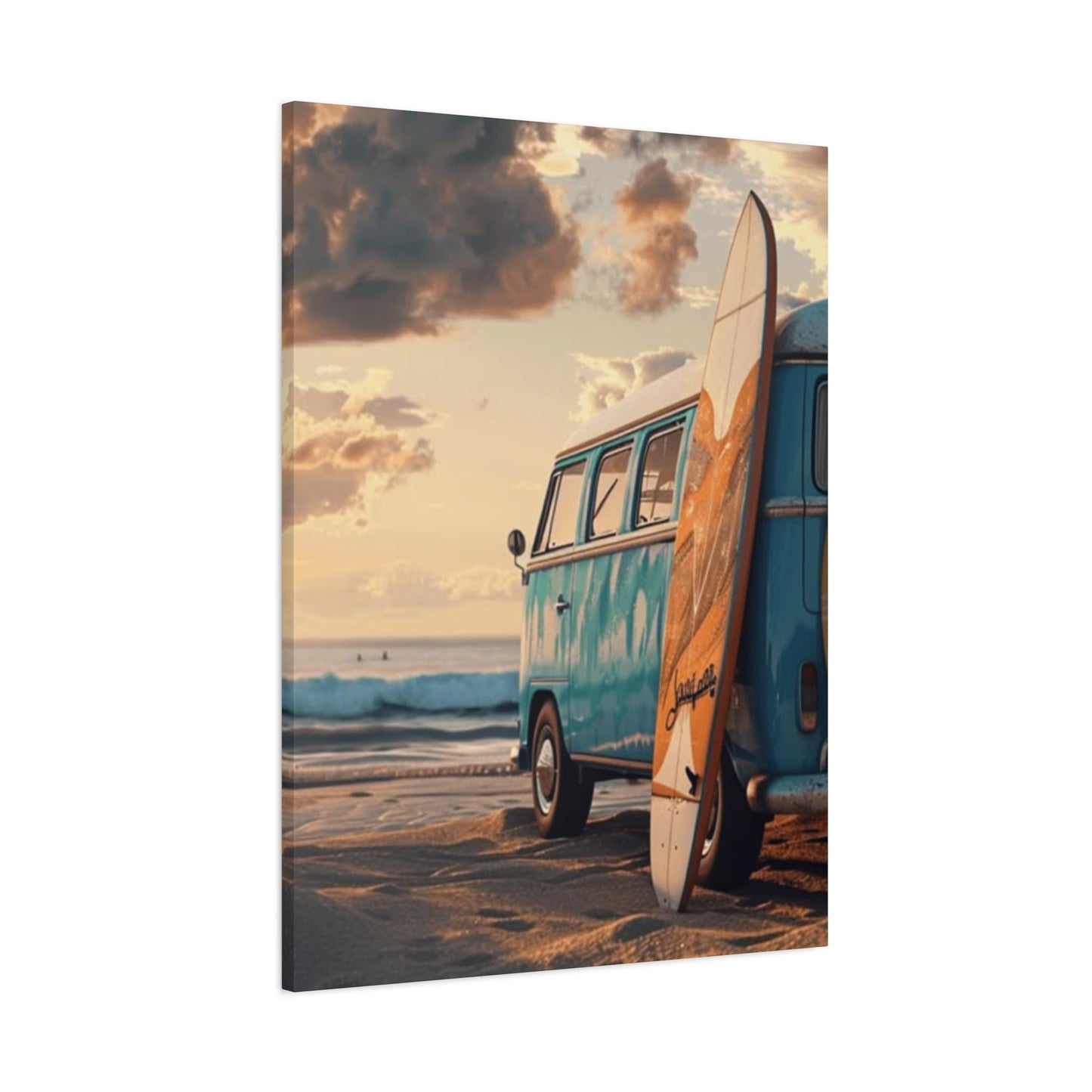 Beach Van And Surfing Wall Art & Canvas Prints