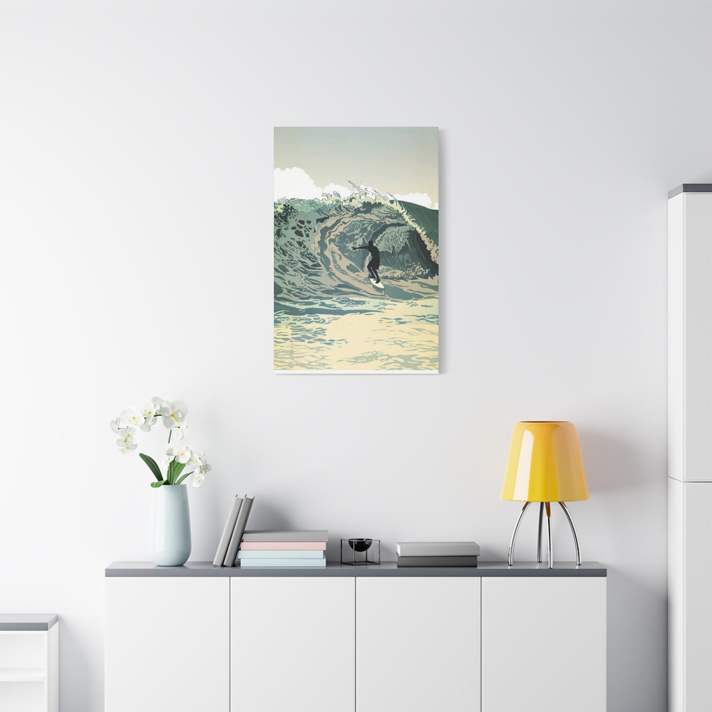 Wave Surfing Wall Art & Canvas Prints