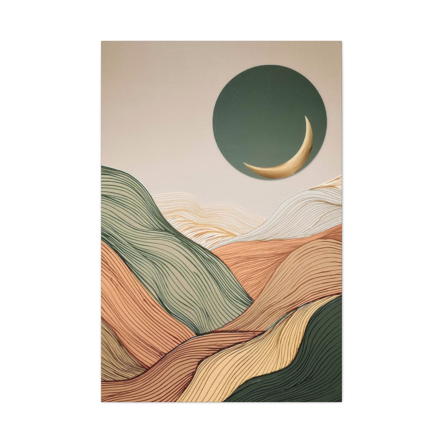 Abstract Landscape Earth Tones Wall Art & Canvas Prints