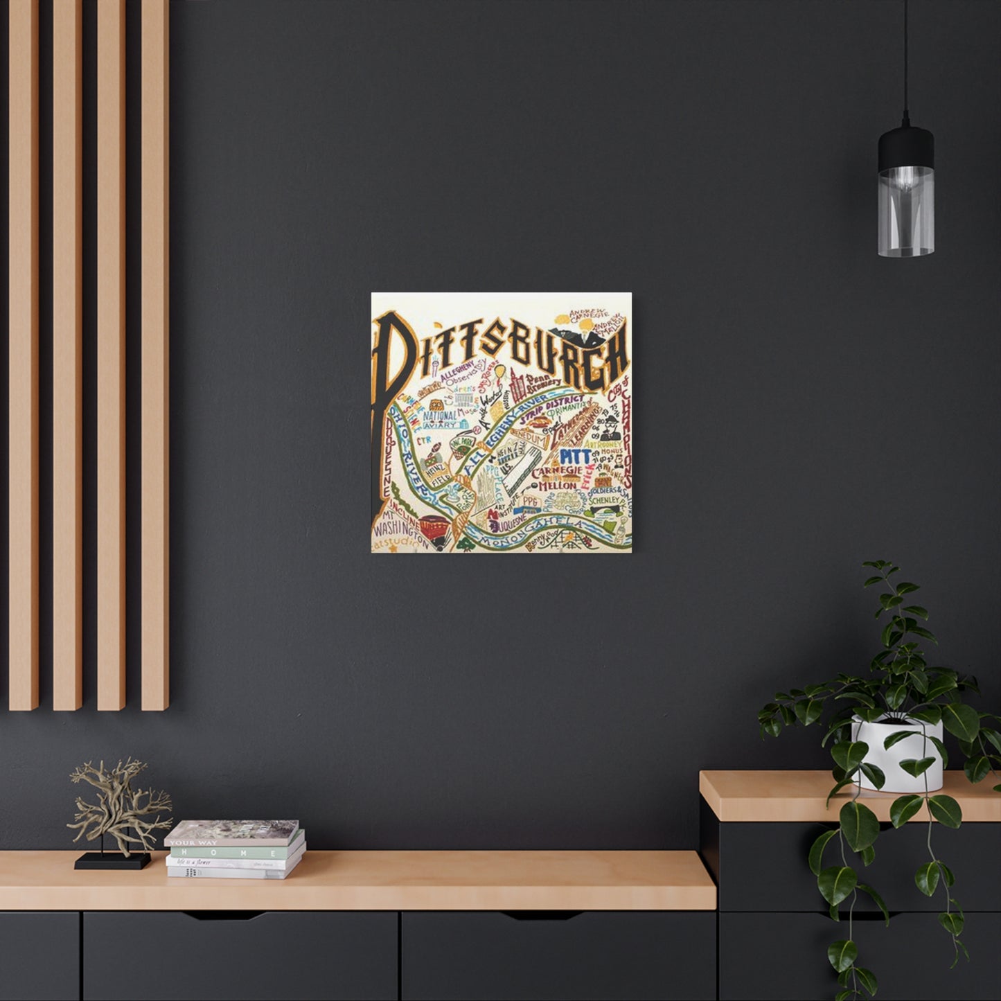 Pittsburgh Graffiti Wall Art & Canvas Prints