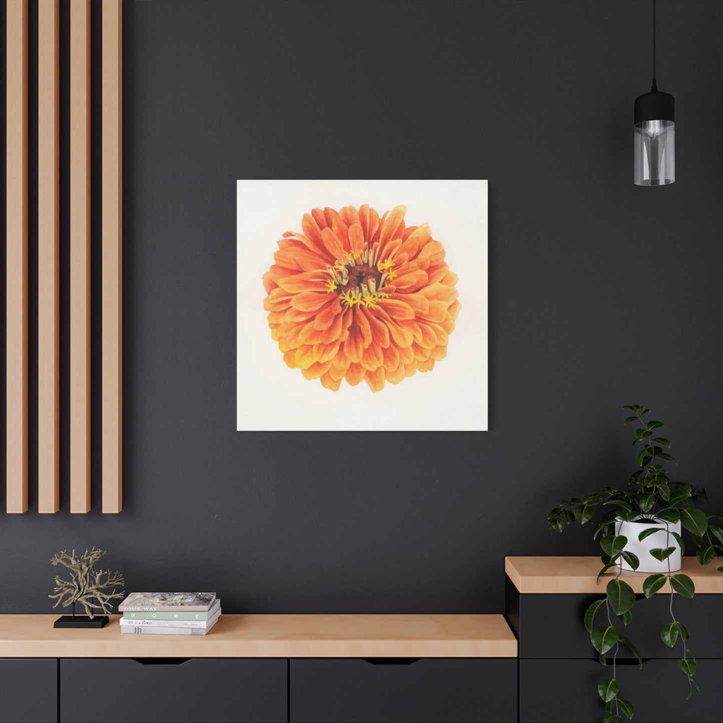 Grace Popp Orange Flower Head Wall Art & Canvas Prints