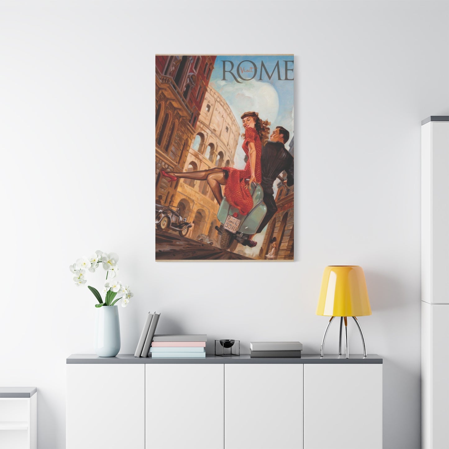 Visit Rome Travel Italy Wall Art & Canvas Prints