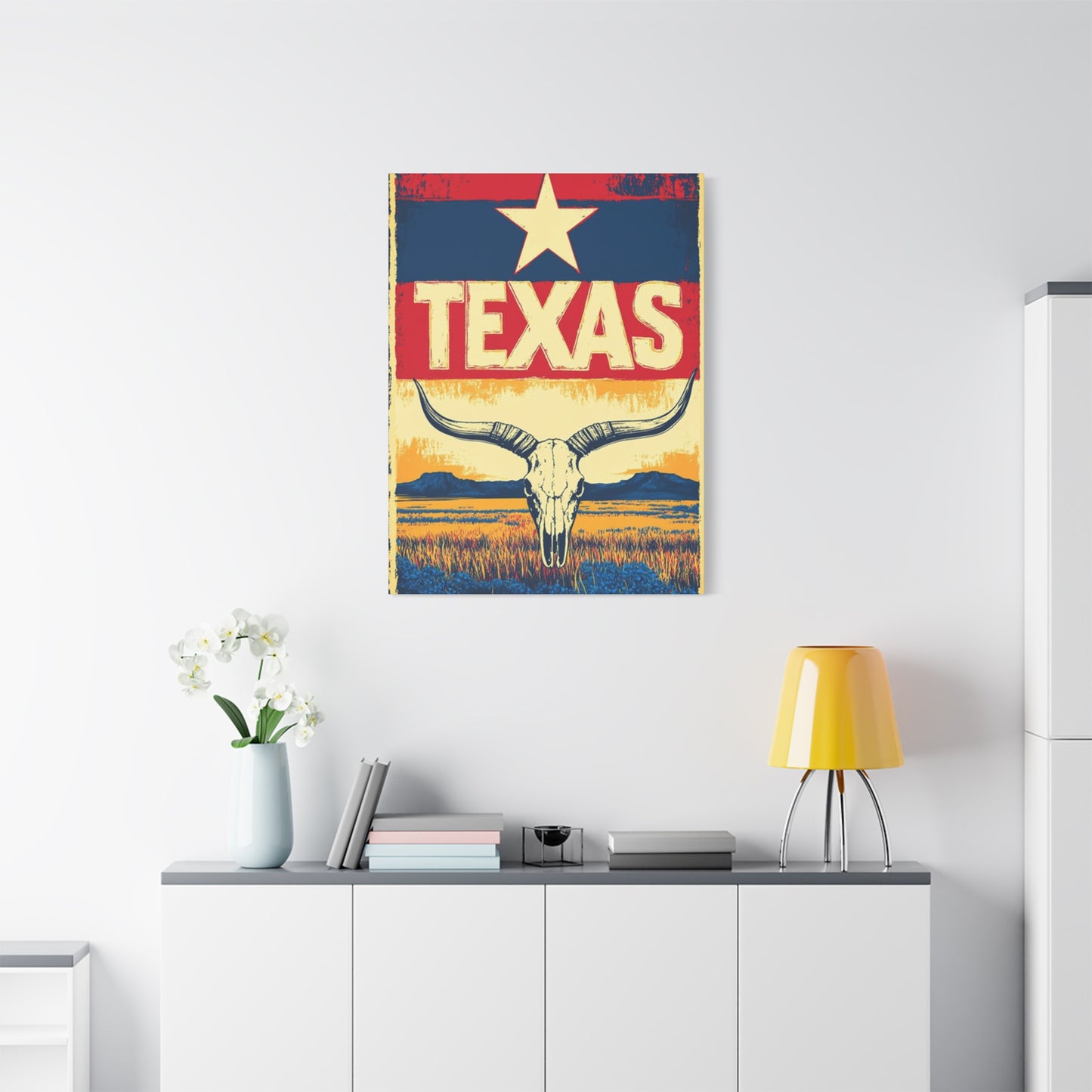Landscape Of The Texas State Poster Wall Art & Canvas Prints