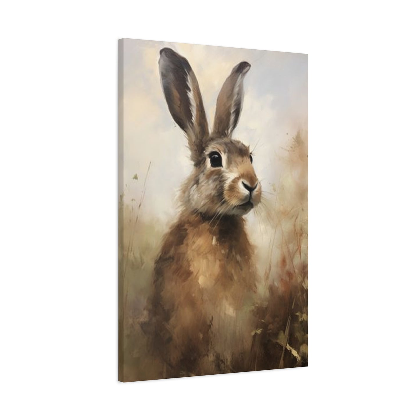 Small Rabbit Painting Wall Art & Canvas Prints