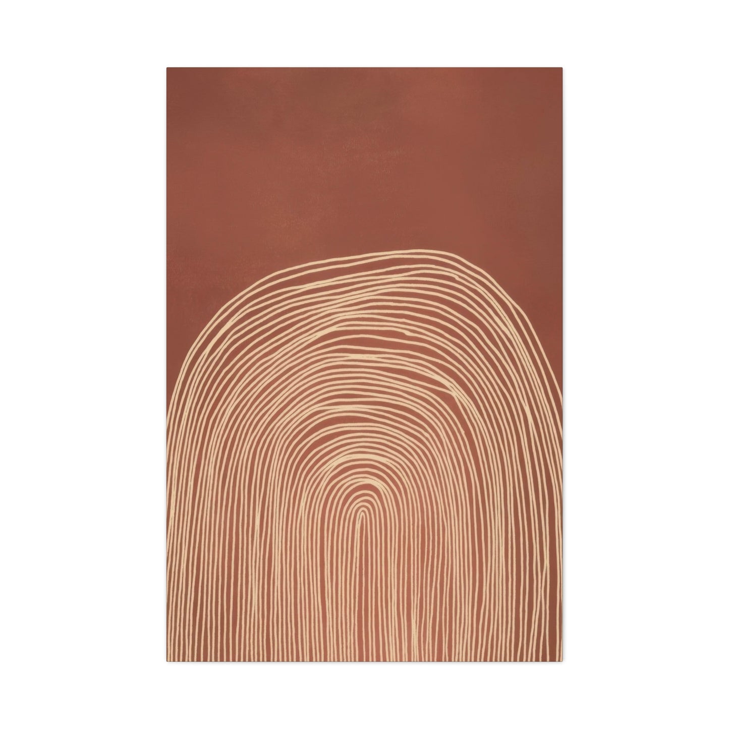 Abstract Concentrix Curves Earth Tones Wall Art & Canvas Prints