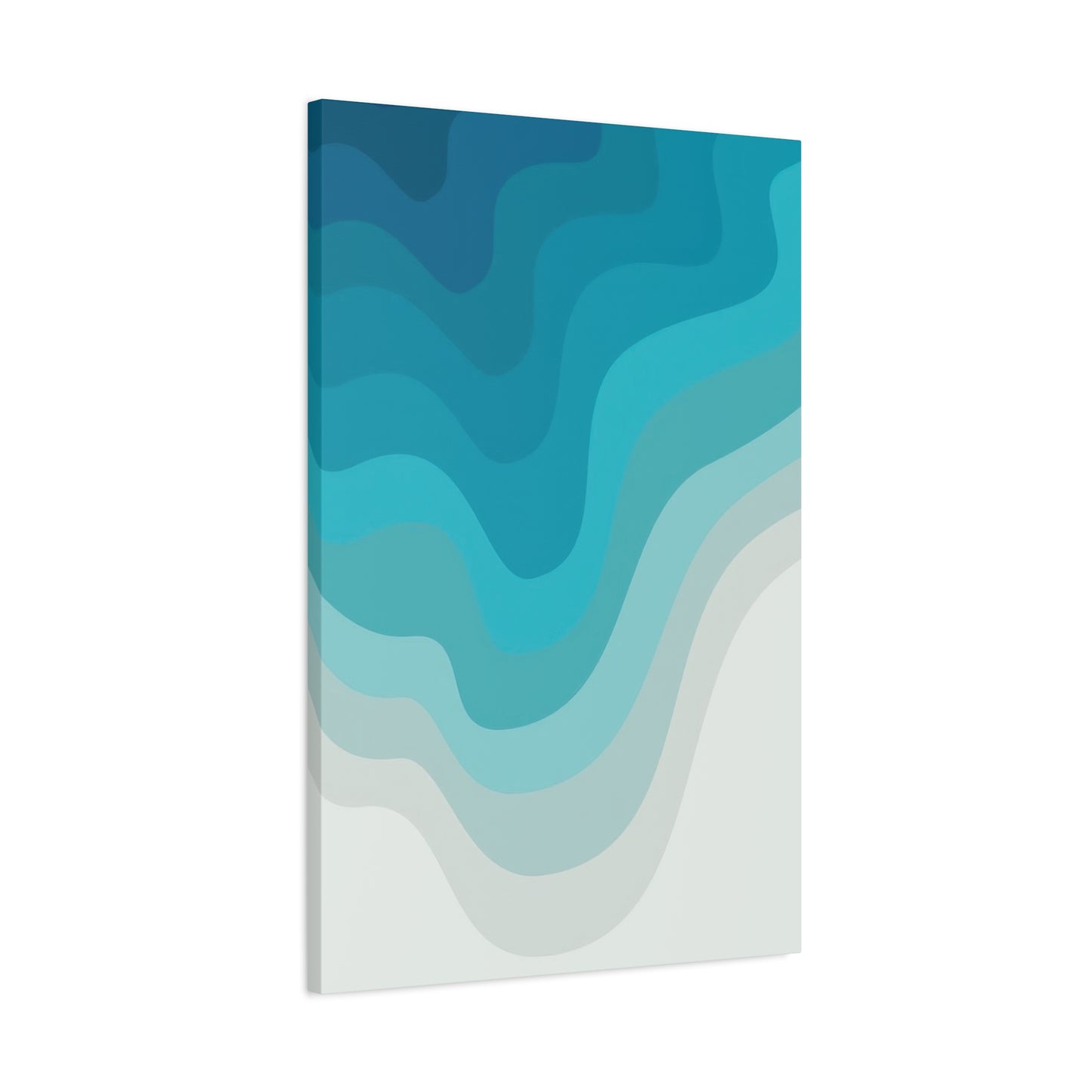 Blue Cool Layers Wall Art & Canvas Prints