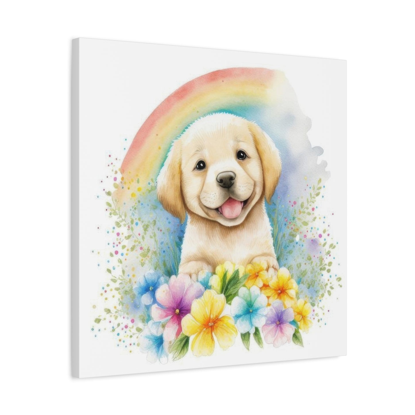 Happy Labrador Puppy Dog Wall Art & Canvas Prints