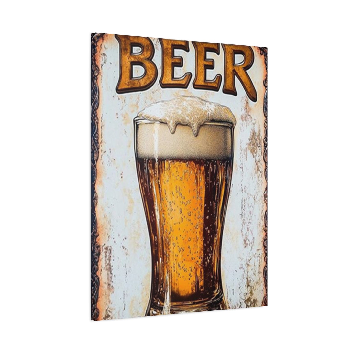 Beer Abstract Painting Wall Art & Canvas Prints