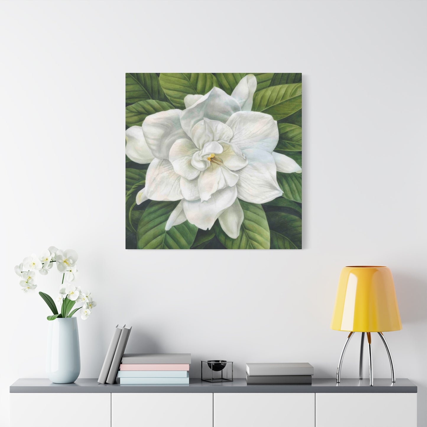 Grace Popp White Flower Head Wall Art & Canvas Prints