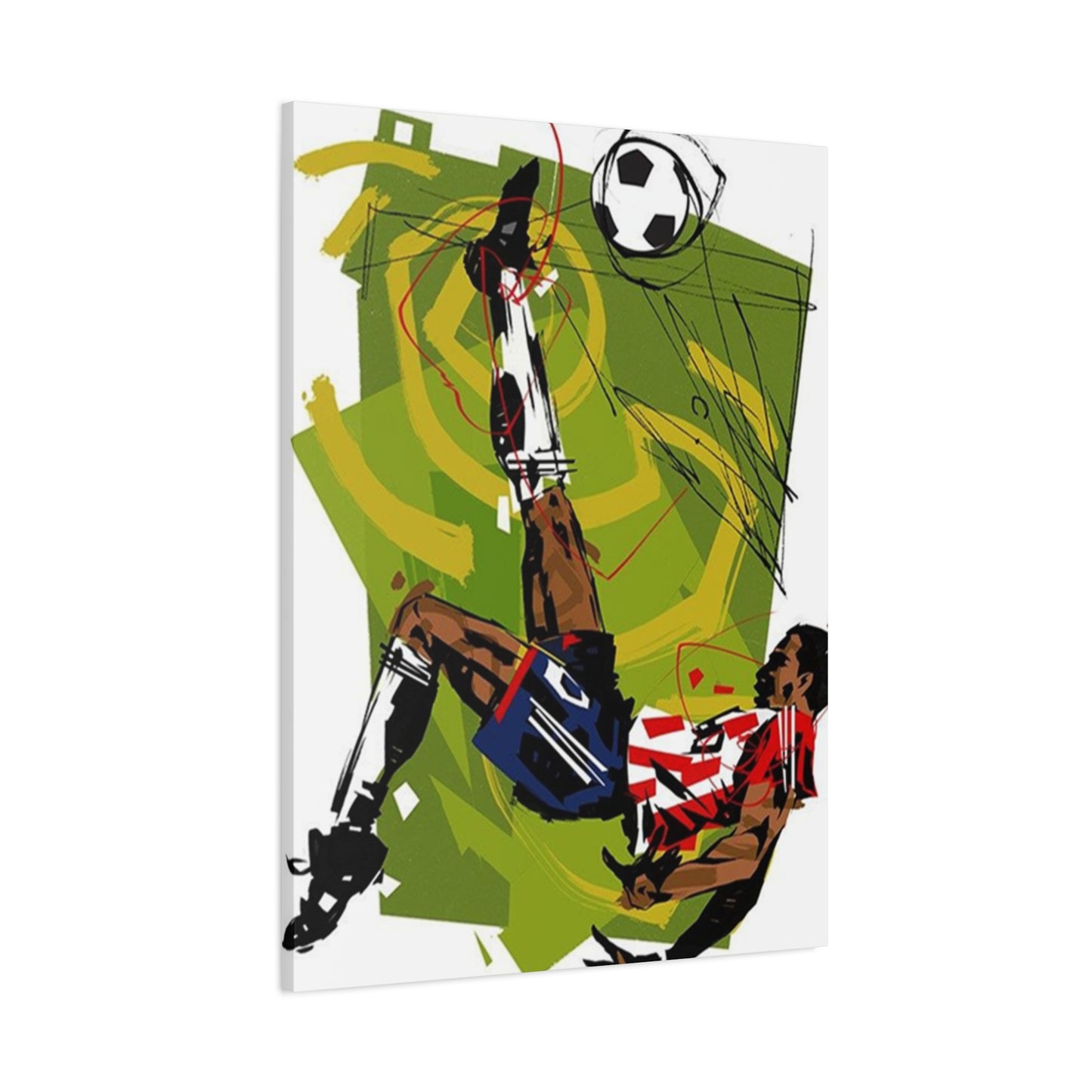 Football Reverse Kick Wall Art & Canvas Prints