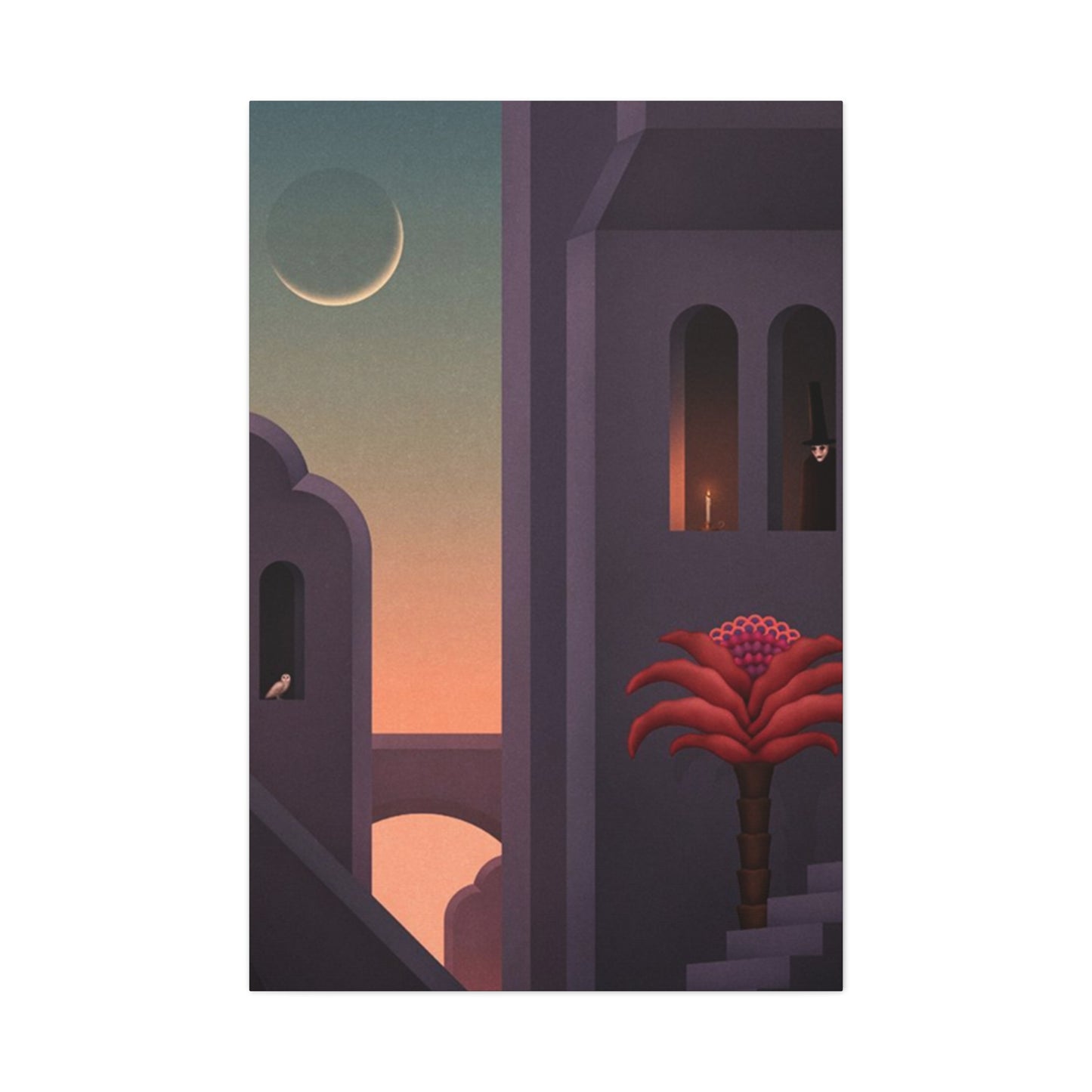 Resort In Dawn Wall Art & Canvas Prints